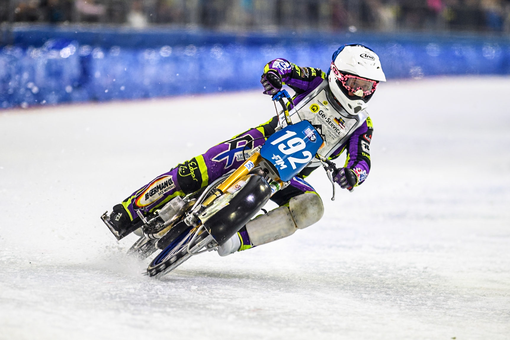 Paul Cooper of Great Britain in action during the Roelof Thijs Bokaal, Ice Rink Thialf, Heerenveen, Netherlands on Friday 4th April 2025. (Photo: Ian Charles | MI News)