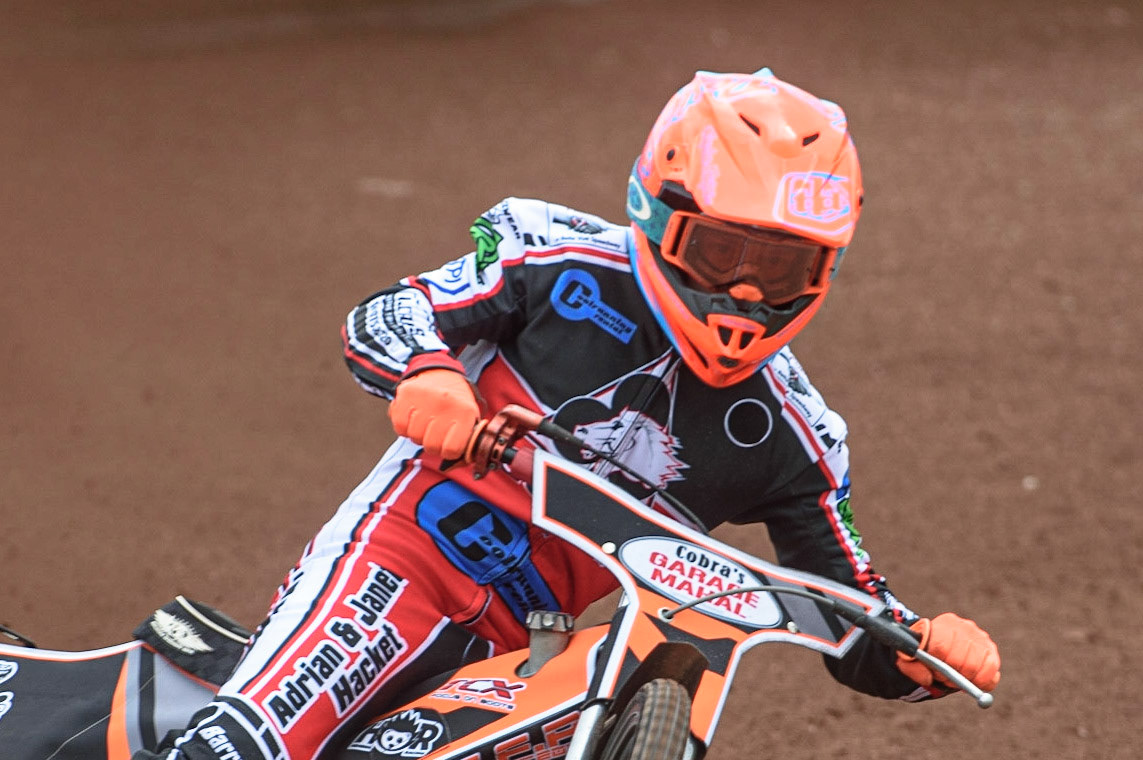 Photo: Ian CharlesConnor Coles in actionBelle Vue Press &amp; Practice Day, National Speedway Stadium, Manchester Thursday  13  May  2021