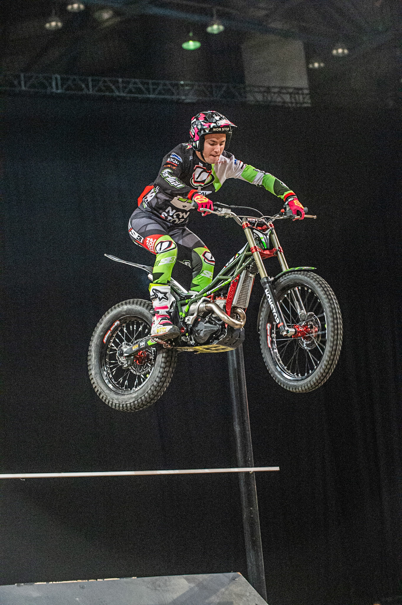 SHEFFIELD, ENGLAND  - DECEMBER 28TH  Jamie Busto, Spain (Vertigo) on the High Jump  during the 25th Anniversary Sheffield Indoor Trial at the FlyDSA Arena, Sheffield on Saturday 28th December 2019. (Credit: Ian Charles | MI News)