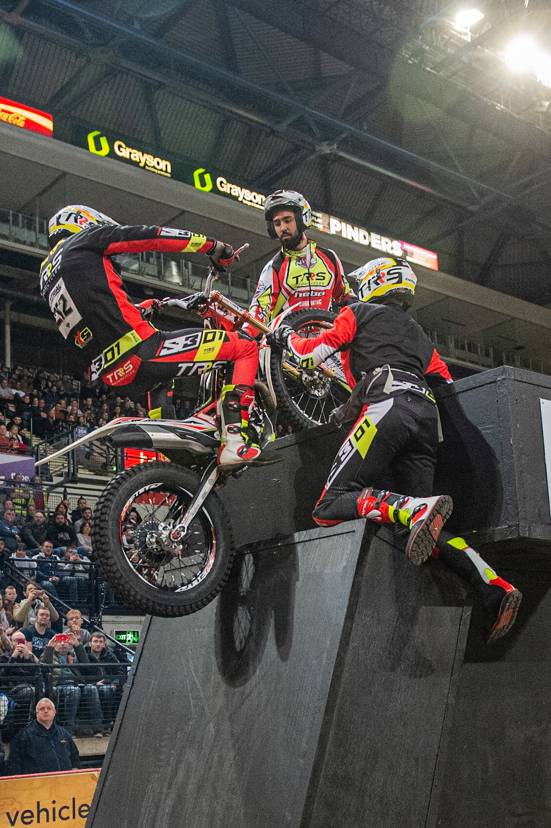 SHEFFIELD, ENGLAND  - DECEMBER 28TH Toby Martyn, UK (Beta) struggles in the Final on Section 2  during the 25th Anniversary Sheffield Indoor Trial at the FlyDSA Arena, Sheffield on Saturday 28th December 2019. (Credit: Ian Charles | MI News)