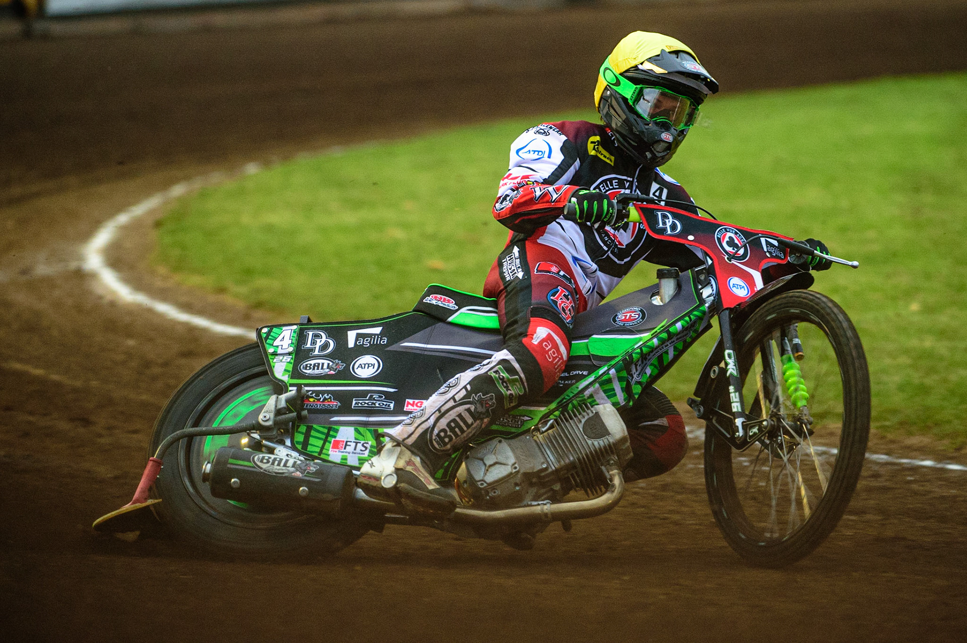 PETERBOROUGH, UK. MAY 9TH  Charles Wright  in action  for Belle Vue ATPI Aces  during the SGB Premiership match between Peterborough Panthers and Belle Vue Aces at East of England Showground, Peterborough on Monday 9th May 2022. (Credit: Ian Charles | MI News)
