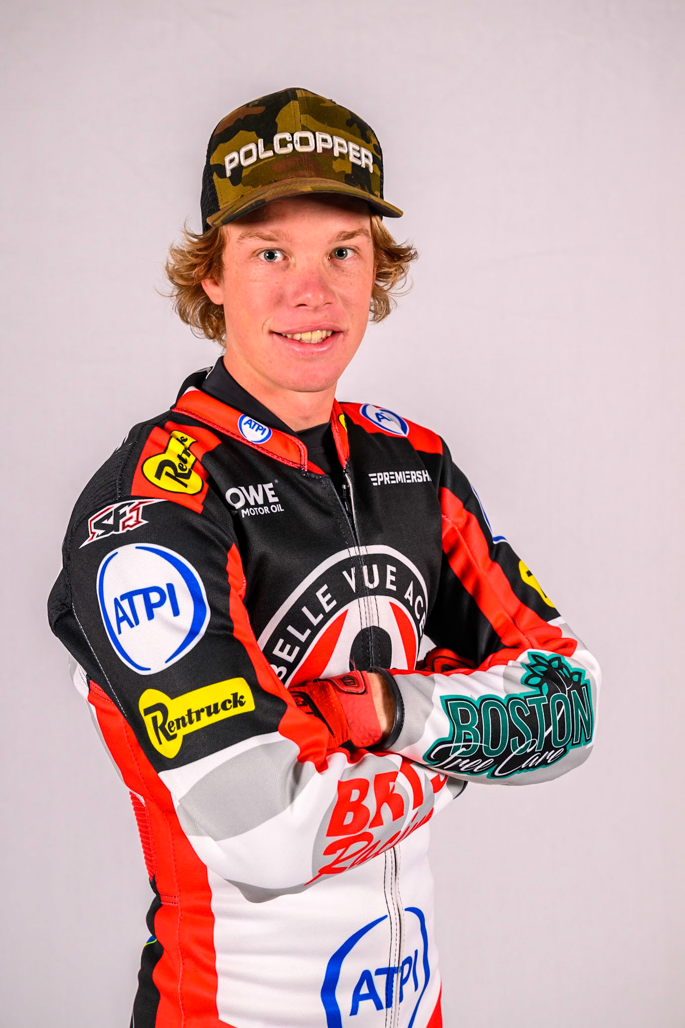 Tate Zischke of Belle Vue Aces during the Belle Vue Aces Media Day at the National Speedway Stadium, Manchester on Wednesday 11th March 2026. (Photo: Ian Charles | MI News)