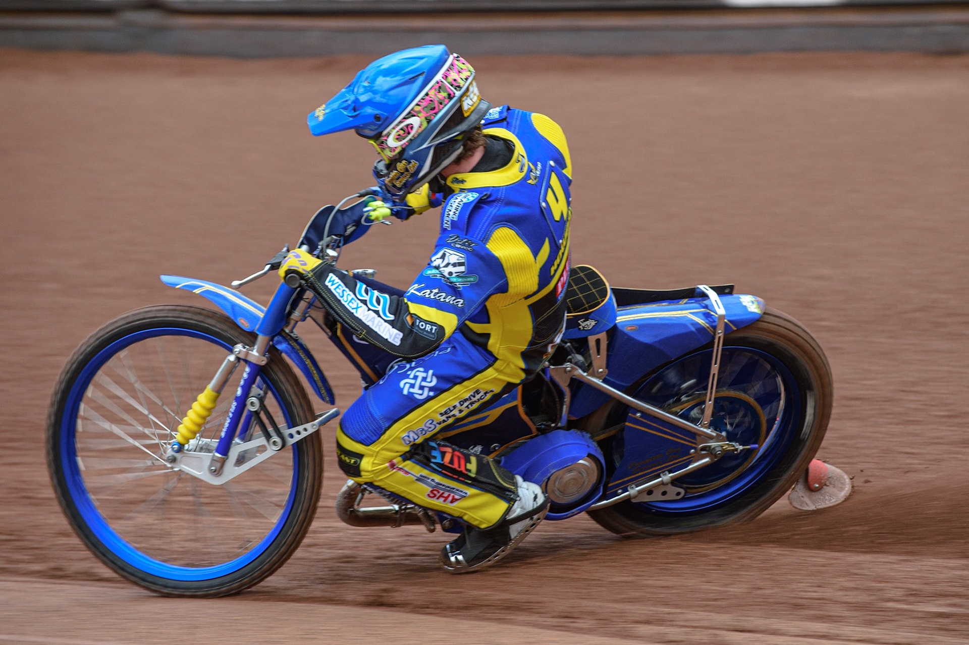 Photo: Ian CharlesKyle Howarth In ActionDiscovery Networks Eurosport Speedway Season Launch, National Speedway Stadium, Manchester Wednesday  12  May  2021