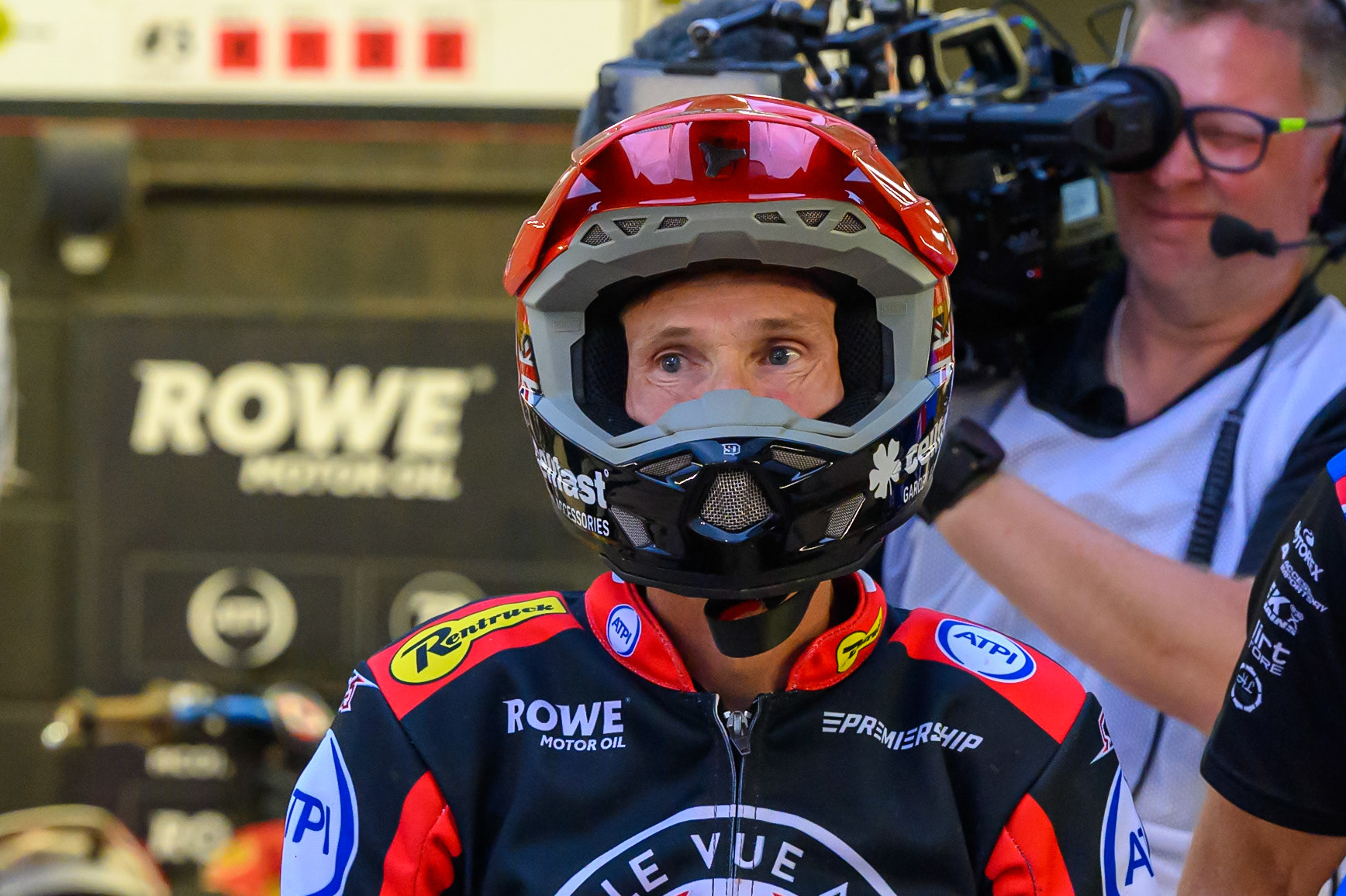 Jason Doyle of Belle Vue Aces waits to go out for the final heat during the Rowe Motor Oil Premiership match between Belle Vue Aces and King's Lynn Stars at the National Speedway Stadium, Manchester on Monday 29th June 2026. (Photo: Ian Charles | MI News)
