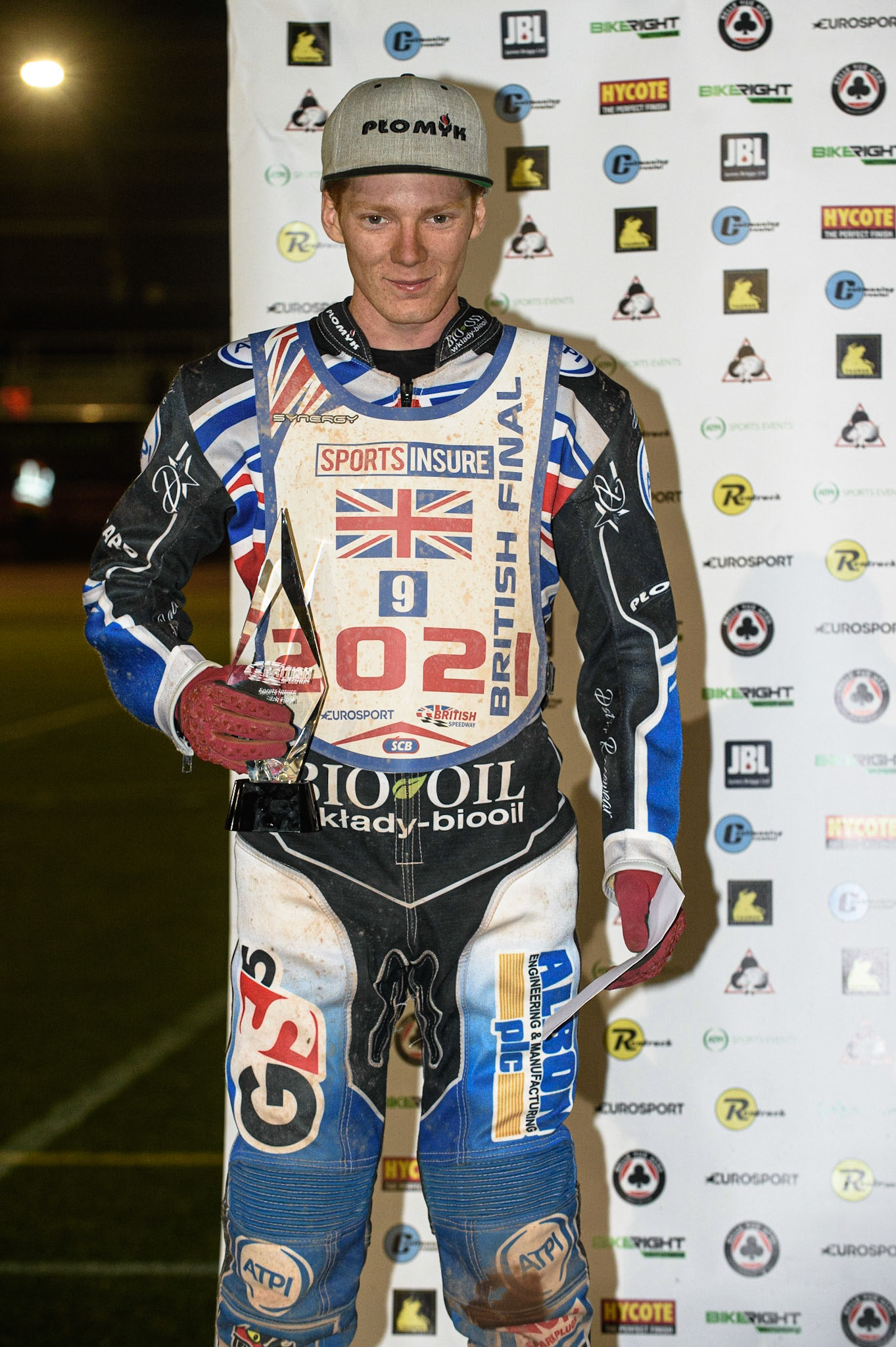 MANCHESTER, UK. AUGUST 16TH   Dan Bewley  2nd place during the Sports Insure British Speedway Finals at the National Speedway Stadium, Manchester on Monday 16th August 2021. (Credit: Ian Charles | MI News)