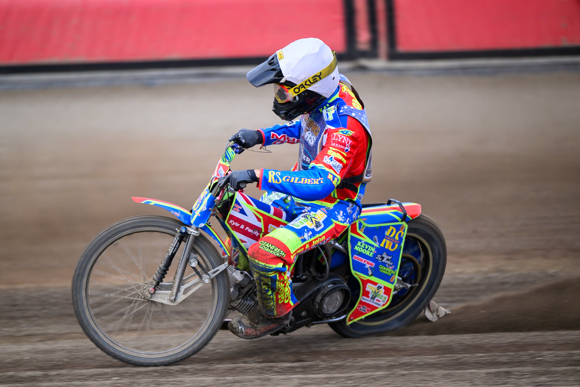 Simon Lambert of Kings Lynn Young Stars in action during the WSRA National Development League match between Buxton Bulls and King's Lynn Young Stars at Hi-Edge Speedway, Buxton on Sunday 9th August 2026. (Photo: Ian Charles | MI News)