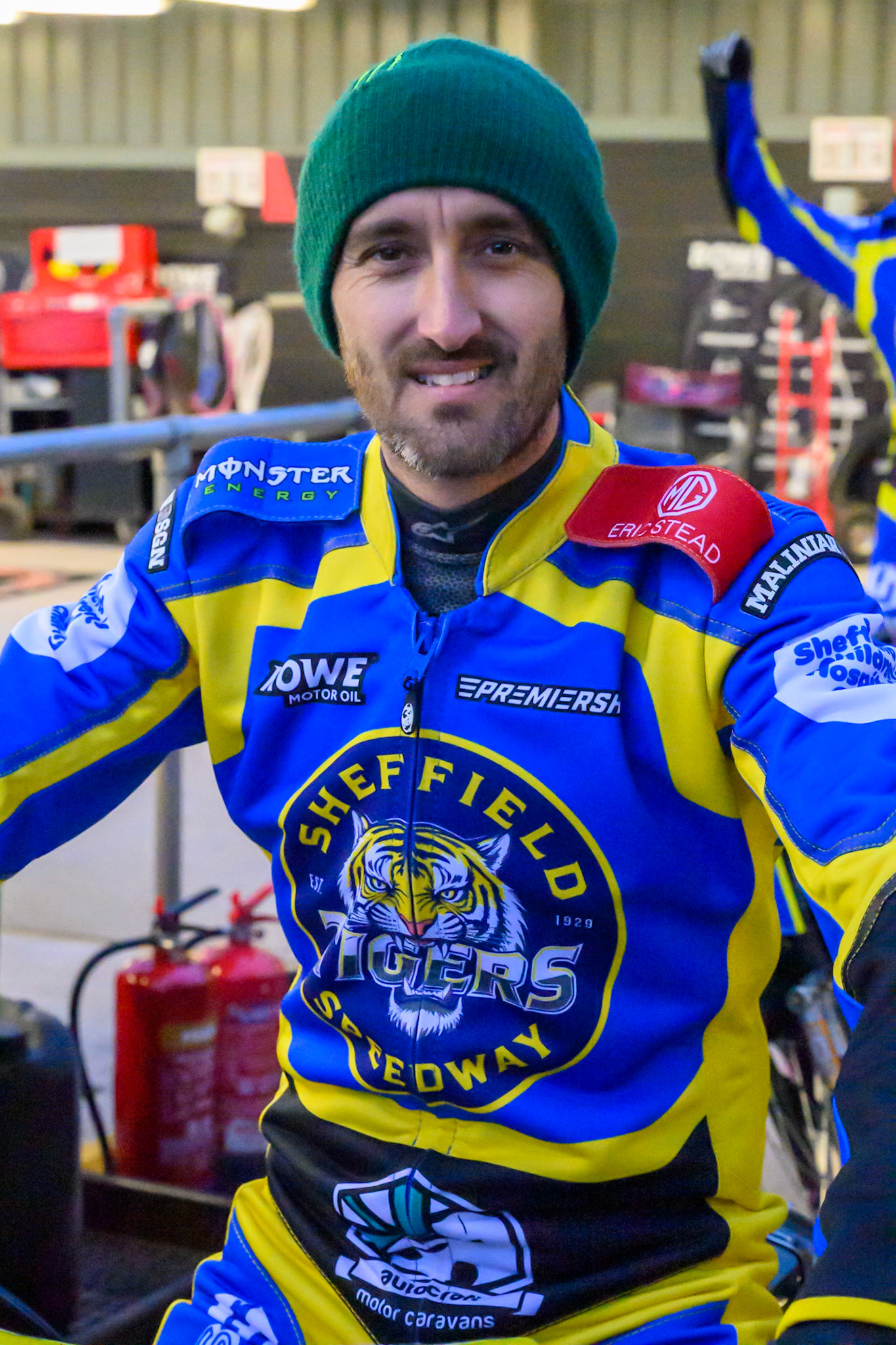 Chris Holder of Sheffield Tigers  during the Knockout Cup, Northern Section match between Belle Vue Aces and Sheffield Tigers at the National Speedway Stadium, Manchester on Monday 30th March 2026. (Photo: Ian Charles | MI News)