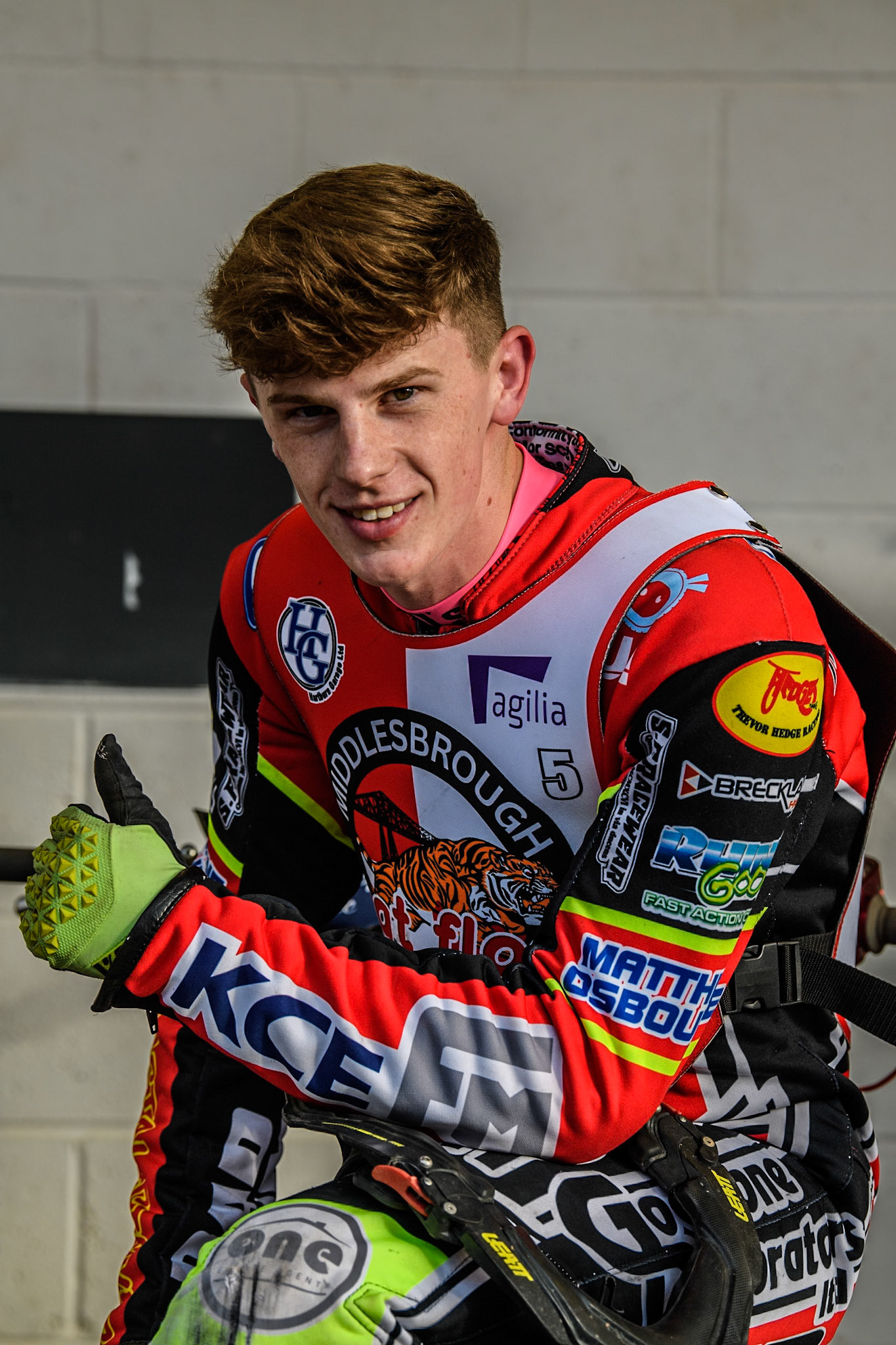 Middlesbrough Tigers' Jake Mulford during the WSRA National Development League match between Belle Vue Colts and Middlesbrough Tigers at the National Speedway Stadium, Manchester on Monday 17th June 2024. (Photo: Ian Charles | MI News)