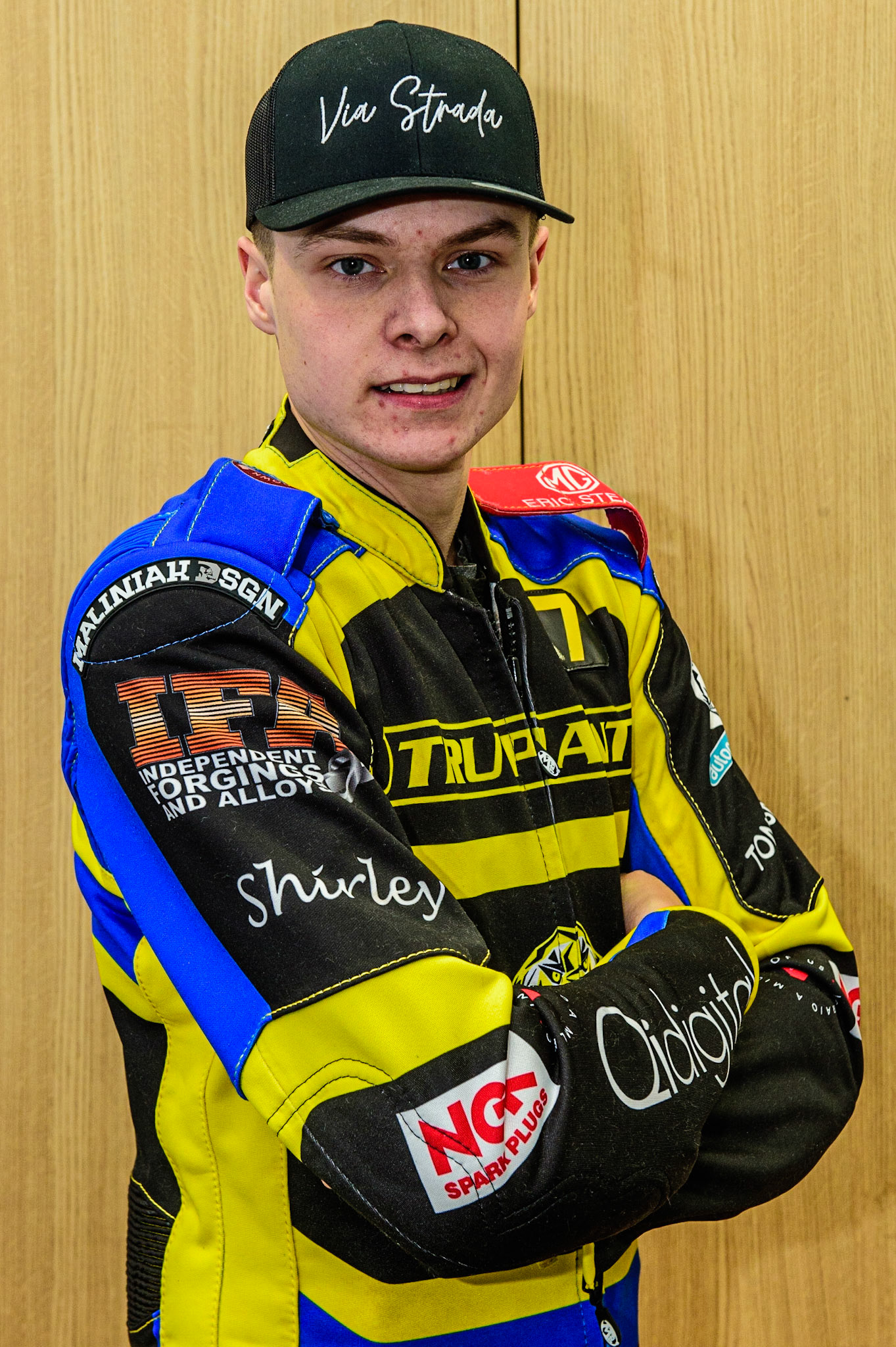 Dan Gilkes  - Sheffield ‘TruPlant’ Tigers  during the SGB Premiership match between Belle Vue Aces and Sheffield Tigers at the National Speedway Stadium, Manchester on Monday 27th March 2023. (Photo: Ian Charles | MI News)
