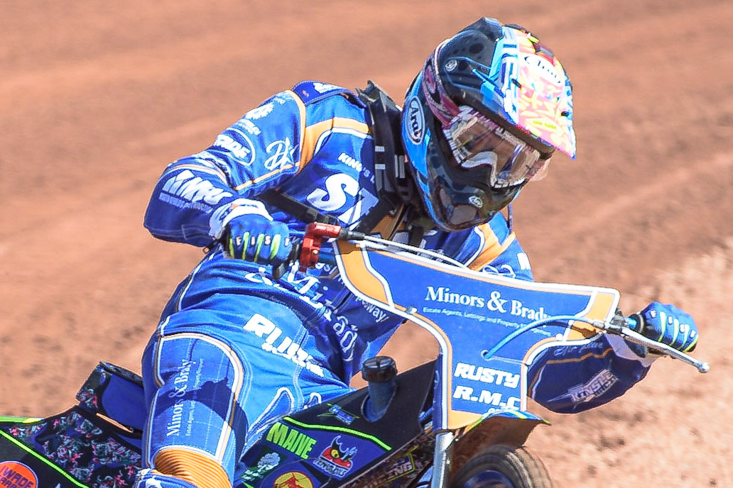 Photo: Ian CharlesRyan Kinsley In ActionDiscovery Networks Eurosport Speedway Season Launch, National Speedway Stadium, Manchester Wednesday  12  May  2021