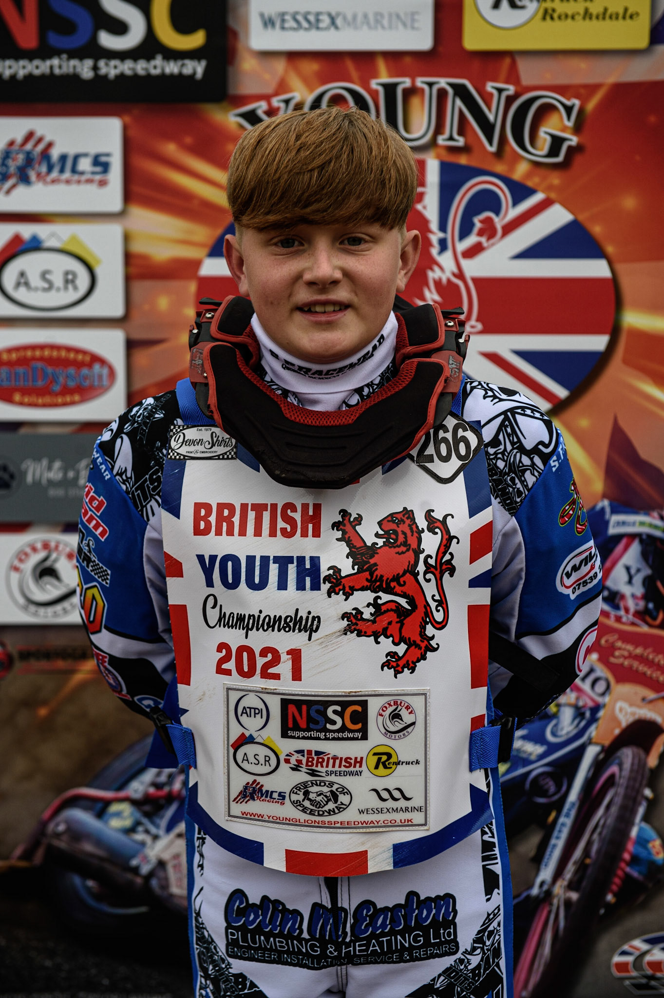 MANCHESTER, UK. AUGUST 2OTH   Caydin Martin at the National Speedway Stadium, Manchester on Friday 20th August 2021. (Credit: Ian Charles | MI News)