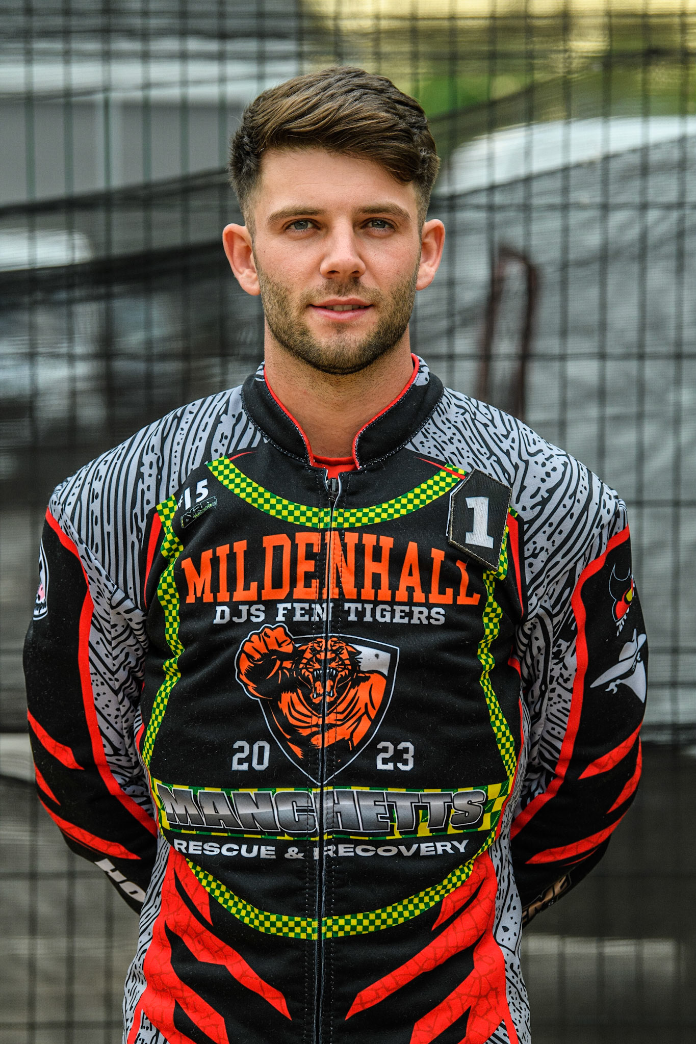 Alfie Bowtell - Mildenhall Manchettes Fen Tigers during the National Development League match between Belle Vue Colts and Mildenhall Fens Tigers at the National Speedway Stadium, Manchester on Friday 26th May 2023. (Photo: Ian Charles | MI News)