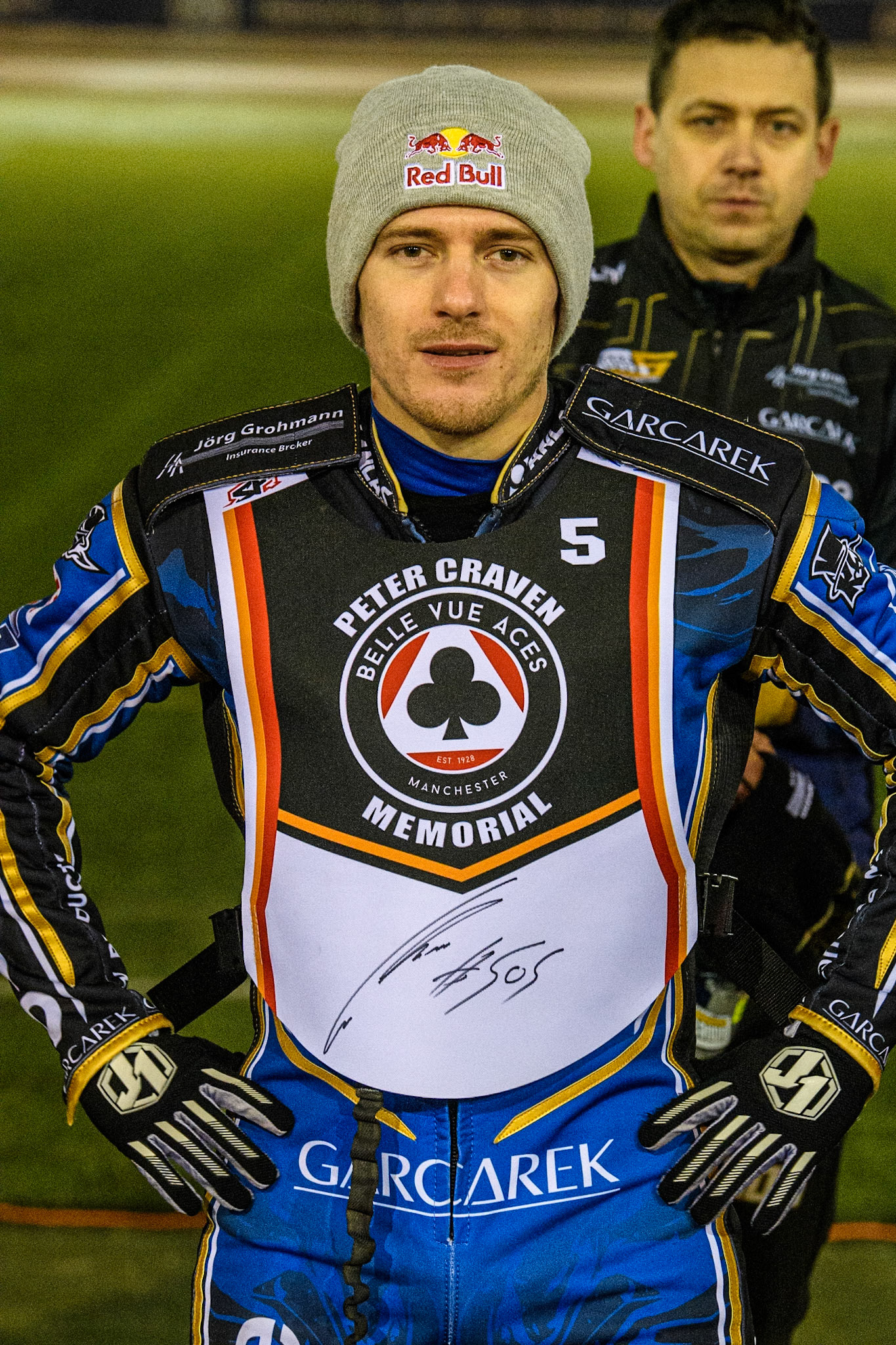 Robert Lambert during the Peter Craven Memorial Trophy at the National Speedway Stadium, Manchester on Monday 17th March 2025. (Photo: Ian Charles | MI News)