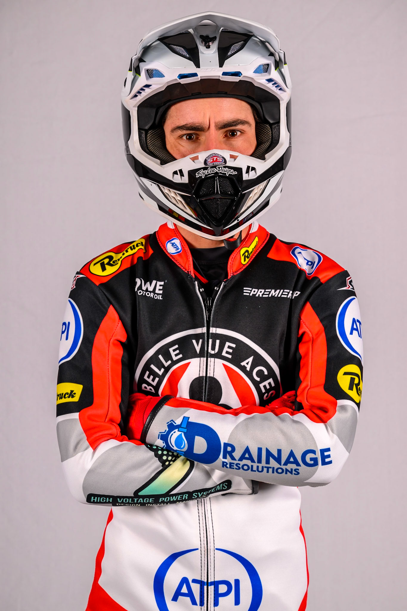 Zach Cook of Belle Vue Aces during the Belle Vue Aces Media Day at the National Speedway Stadium, Manchester on Wednesday 11th March 2026. (Photo: Ian Charles | MI News)