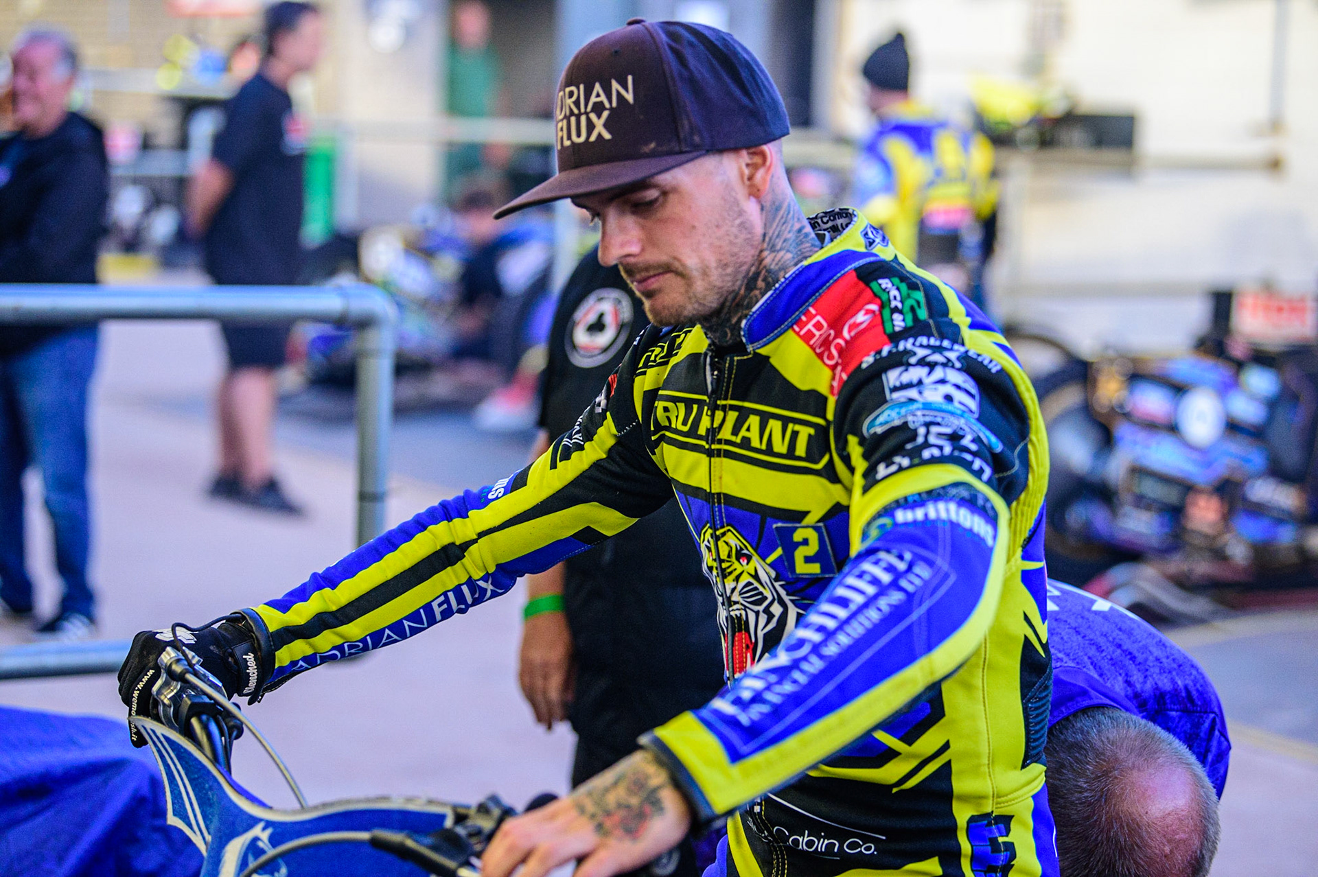 Lewis Kerr  - Sheffield TruPlant Tigers  during the SGB Premiership match between Belle Vue Aces and Sheffield Tigers at the National Speedway Stadium, Manchester on Monday 5th September 2022. (Credit: Ian Charles | MI News)