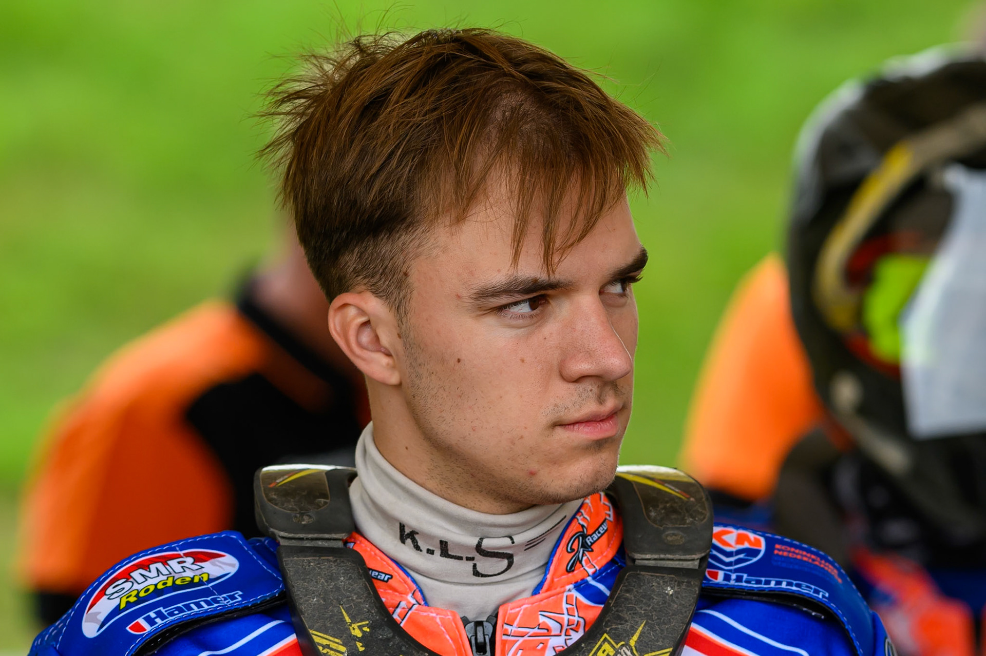 Mika Meijer (13) of Netherlands during the FIM Long Track of Nations 2026 at the Speed Centre Roden in the Netherlands on Sunday 20th September 2026. (Photo: Ian Charles | MI News)