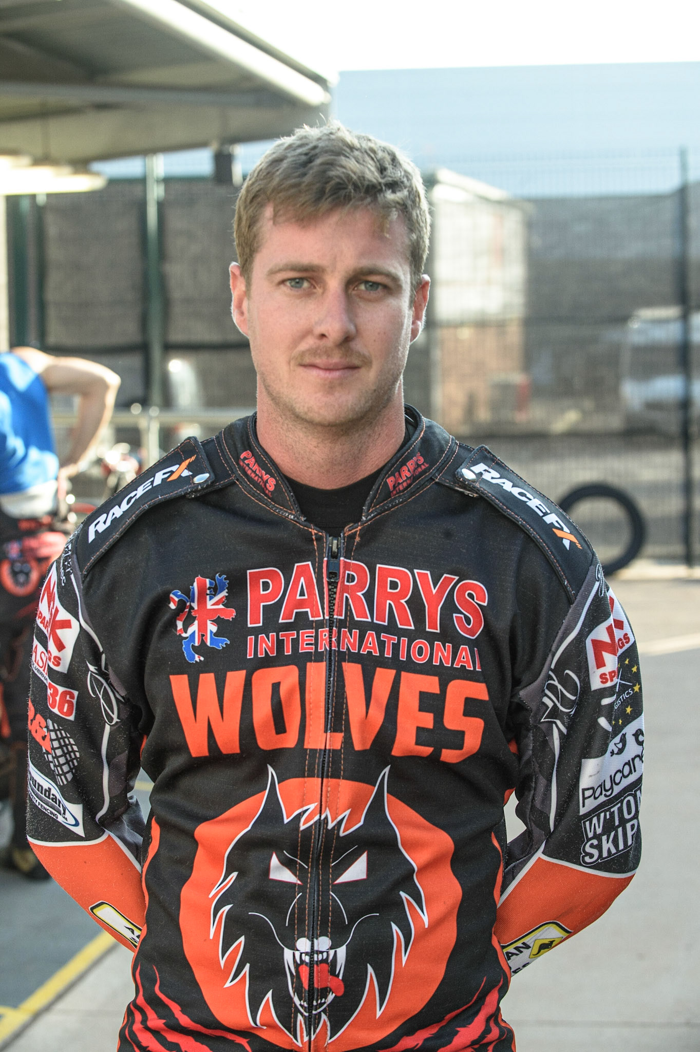 MANCHESTER, UK. JULY 15TH   Ryan Douglas - Wolverhampton Parrys International Wolves  during the SGB Premiership match between Belle Vue Aces and Wolverhampton Wolves at the National Speedway Stadium, Manchester on Thursday 15th July 2021. (Credit: Ian Charles | MI News)