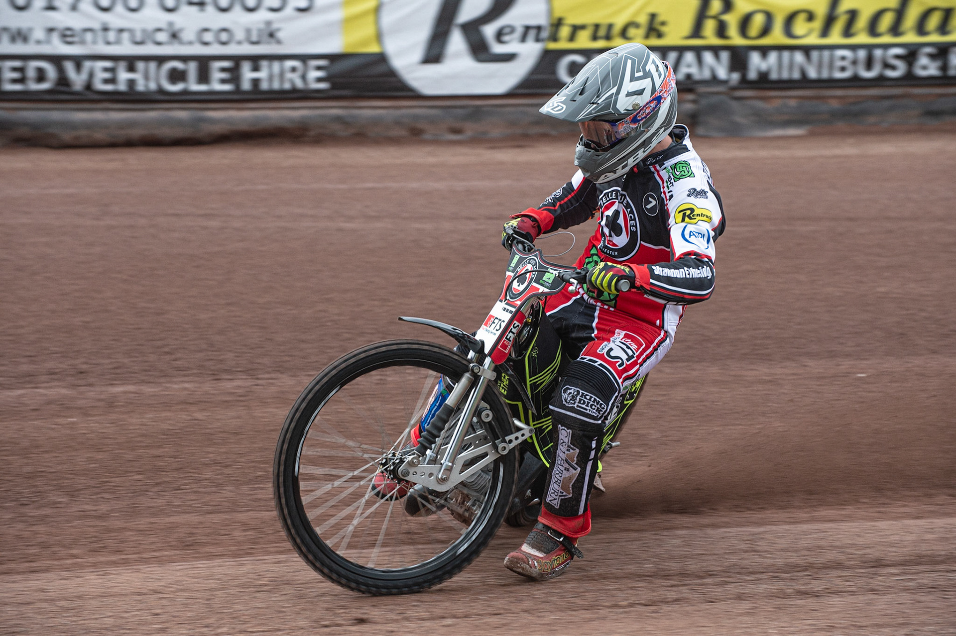 MANCHESTER, ENGLAND  - March 12  Jye Etheridge of Belle Vue Aces in action   during The Belle Vue Speedway Media Day, at The National Speedway Stadium, Manchester, on Thursday 12 March 2020. (Credit: Ian Charles | MI News)