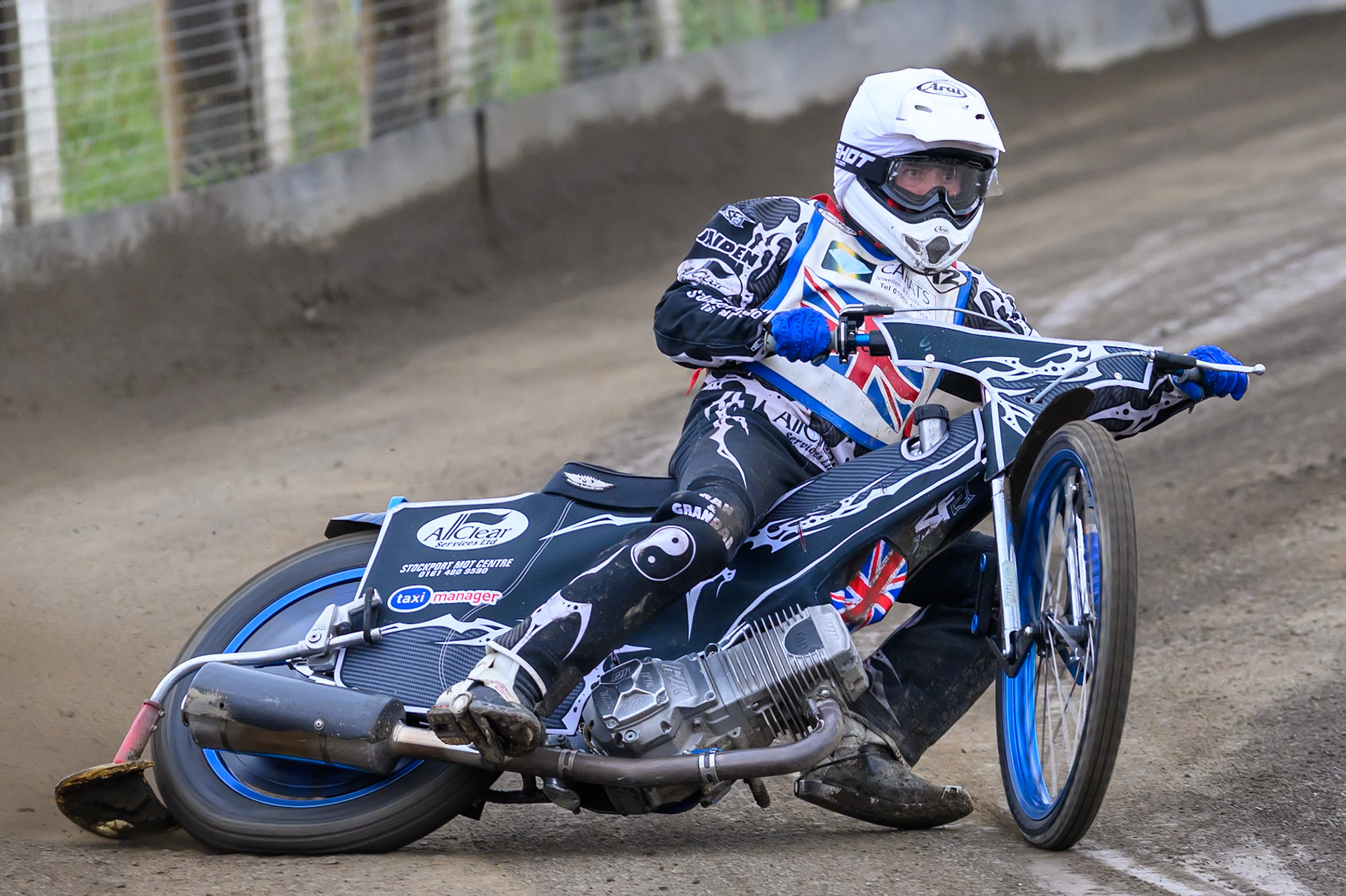 Jason Garrity in action during the Derbyshire Open at Hi-Edge Speedway, Buxton on Sunday 27th September 2026. (Photo: Ian Charles | MI News)