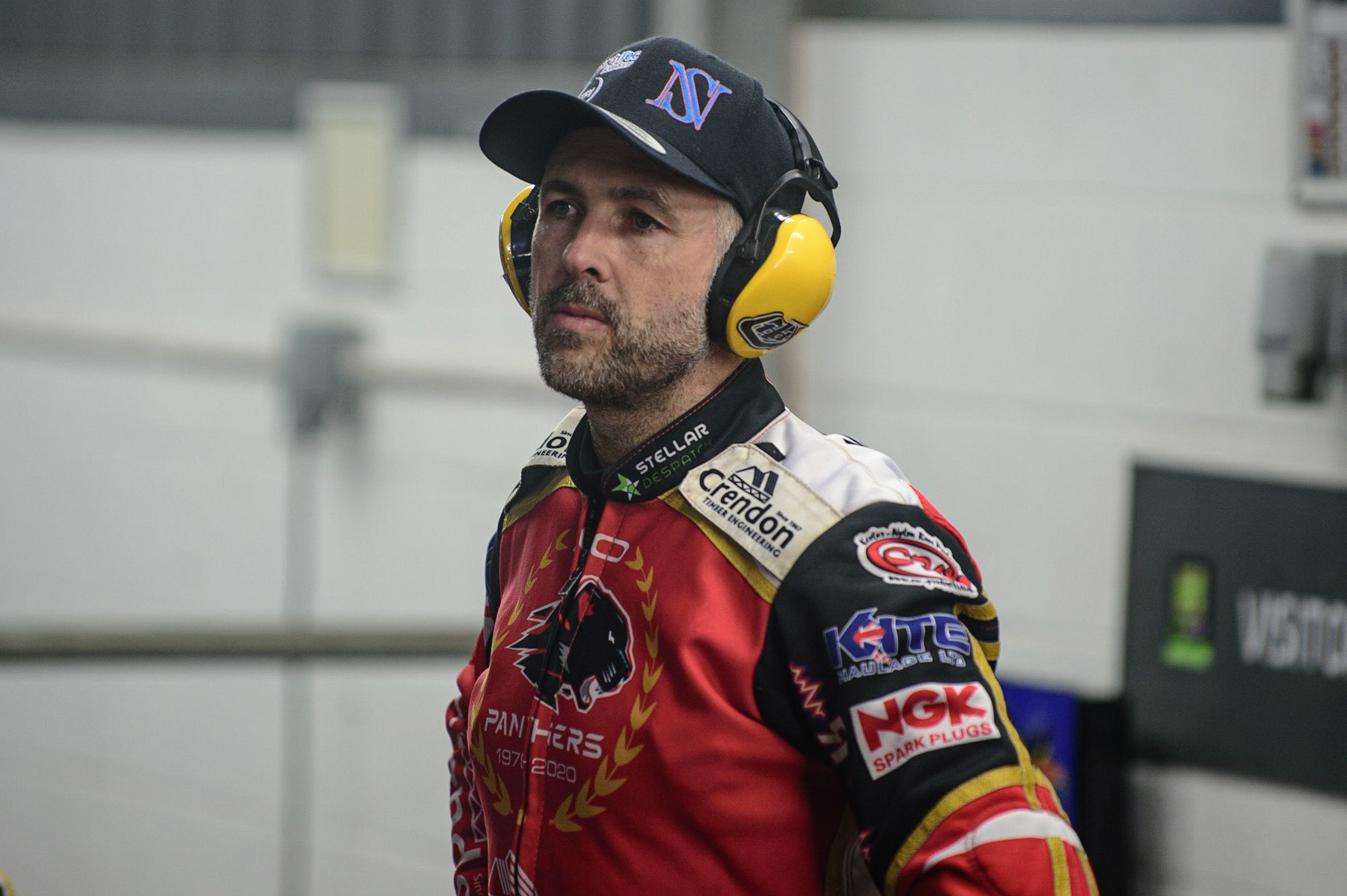 MANCHESTER, UK. OCT 11TH  Peterborough Crendon Panthers  Scott Nicholls  during the SGB Premiership Grand Final 1st Leg between Belle Vue Aces and Peterborough Panthers at the National Speedway Stadium, Manchester on Monday 11th October 2021. (Credit: Ian Charles | MI News)