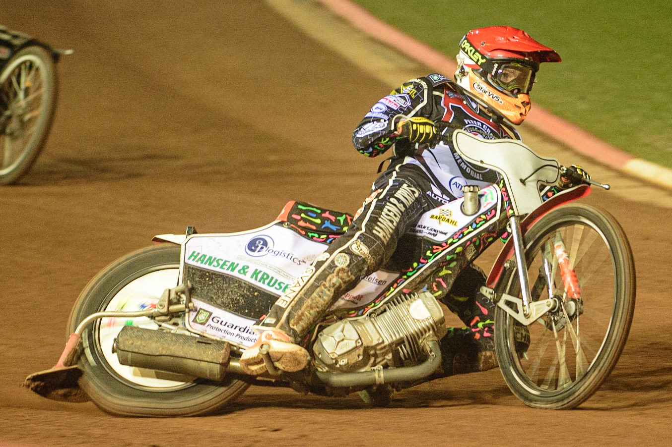 MANCHESTER, UK. MAR 21ST. Niels-Kristian Iversen in action  during the ATPI Peter Craven Memorial Trophy at the National Speedway Stadium, Manchester on Monday 21st March 2022. (Credit: Ian Charles | MI News)