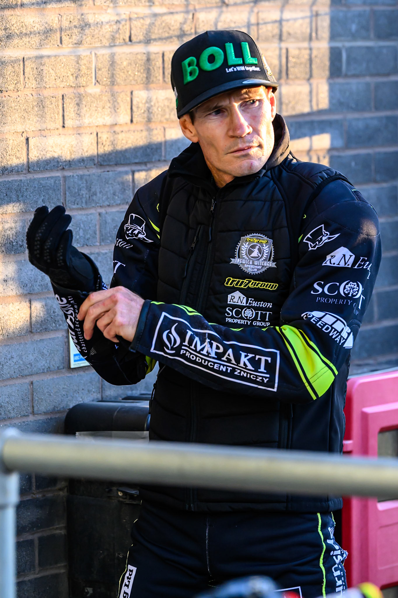 Jason Doyle of Ipswich Witches during the Rowe Motor Oil Premiership Play Off Semi Final 1 (1st Leg)  between Belle Vue Aces and Ipswich Witches at the National Speedway Stadium, Manchester on Monday 8th September 2025. (Photo: Ian Charles | MI News)