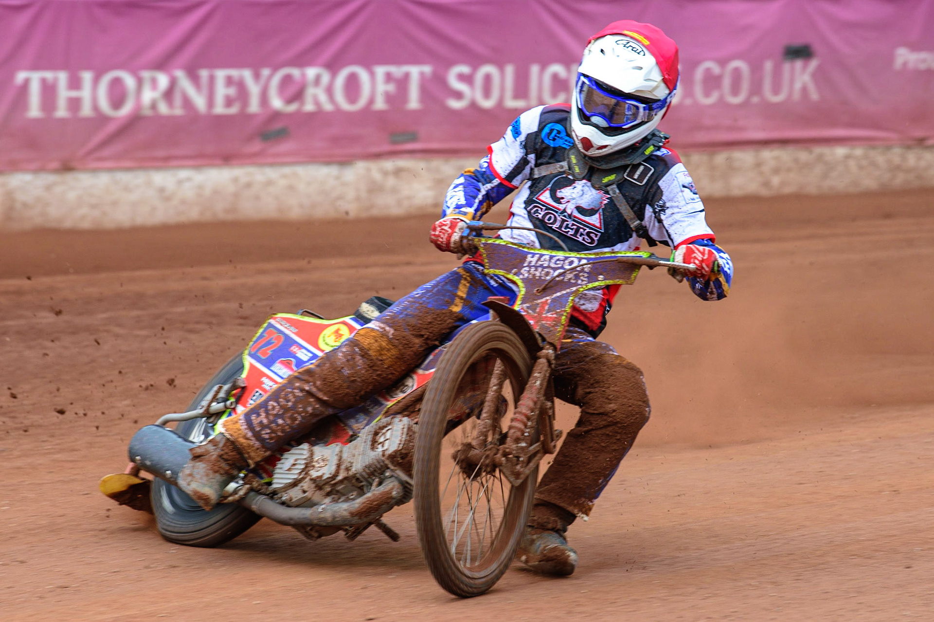 MANCHESTER, UK.  JUN 3RD Jake Mulford   in action  for Belle Vue Cool Running Colts   during the National Development League match between Belle Vue Colts and Oxford Chargers at the National Speedway Stadium, Manchester on Friday 3rd June 2022. (Credit: Ian Charles | MI News)