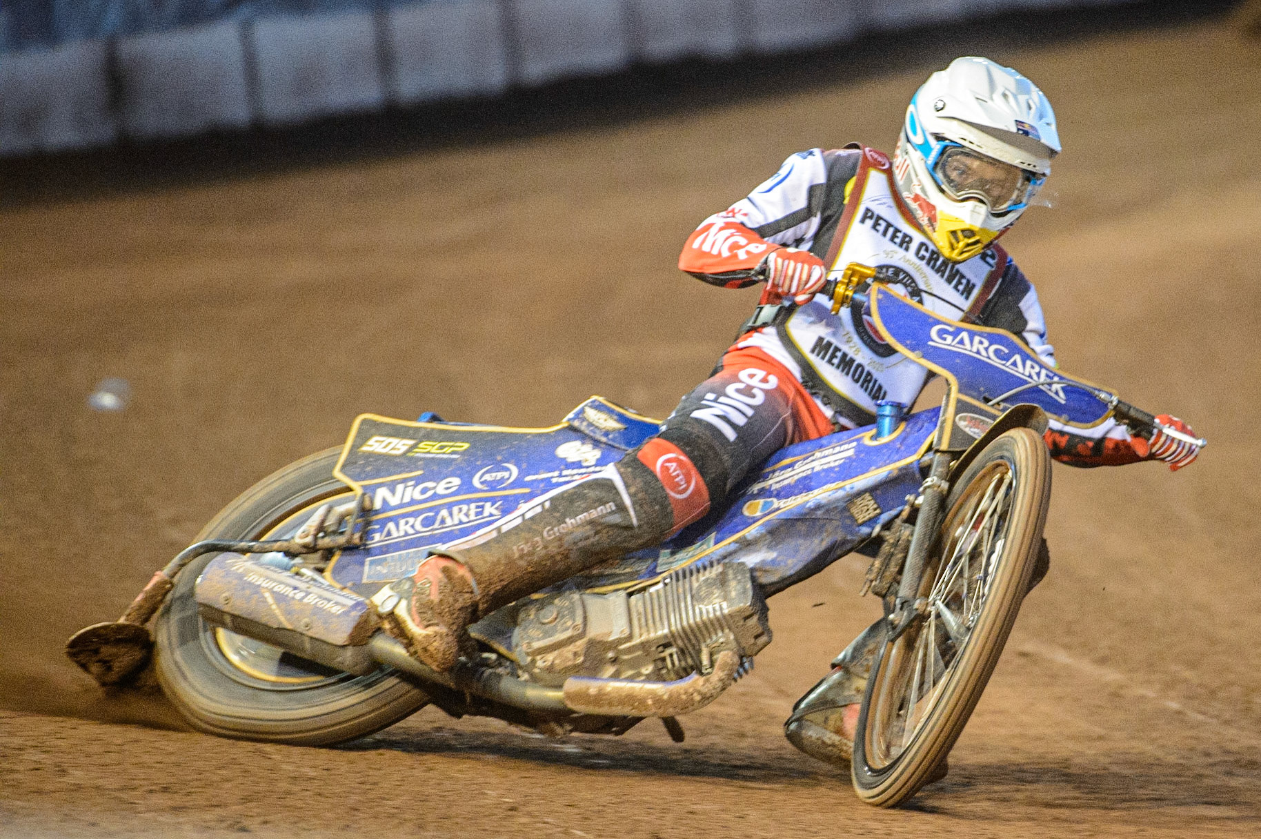 Robert Lambert  in action  during the Peter Craven Memorial Trophy  at the National Speedway Stadium, Manchester on Monday 3rd April 2023. (Photo: Ian Charles | MI News)