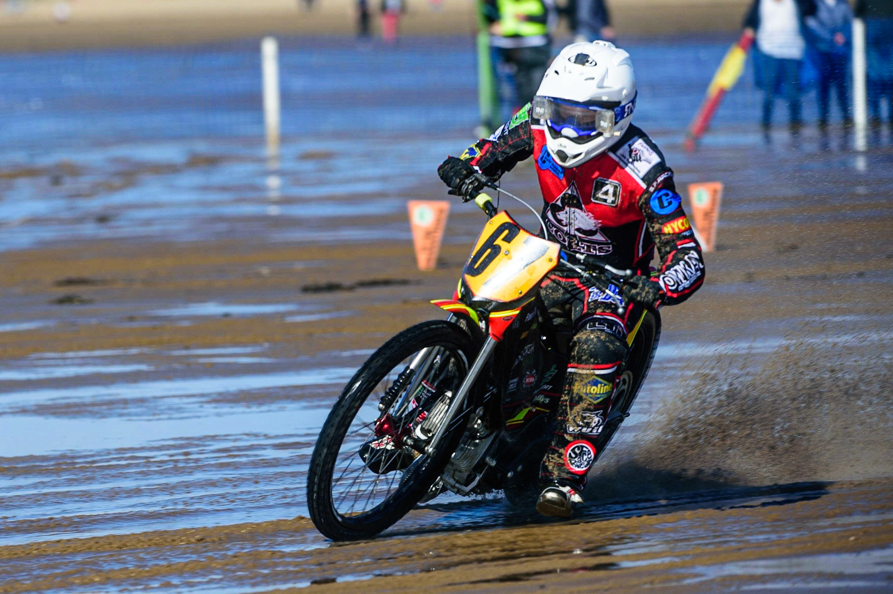 Paul Bowen (67) during the Fylde ACU British Sand Racing Masters Championship on  Sunday 2nd October 2022. (Credit: Ian Charles | MI News)