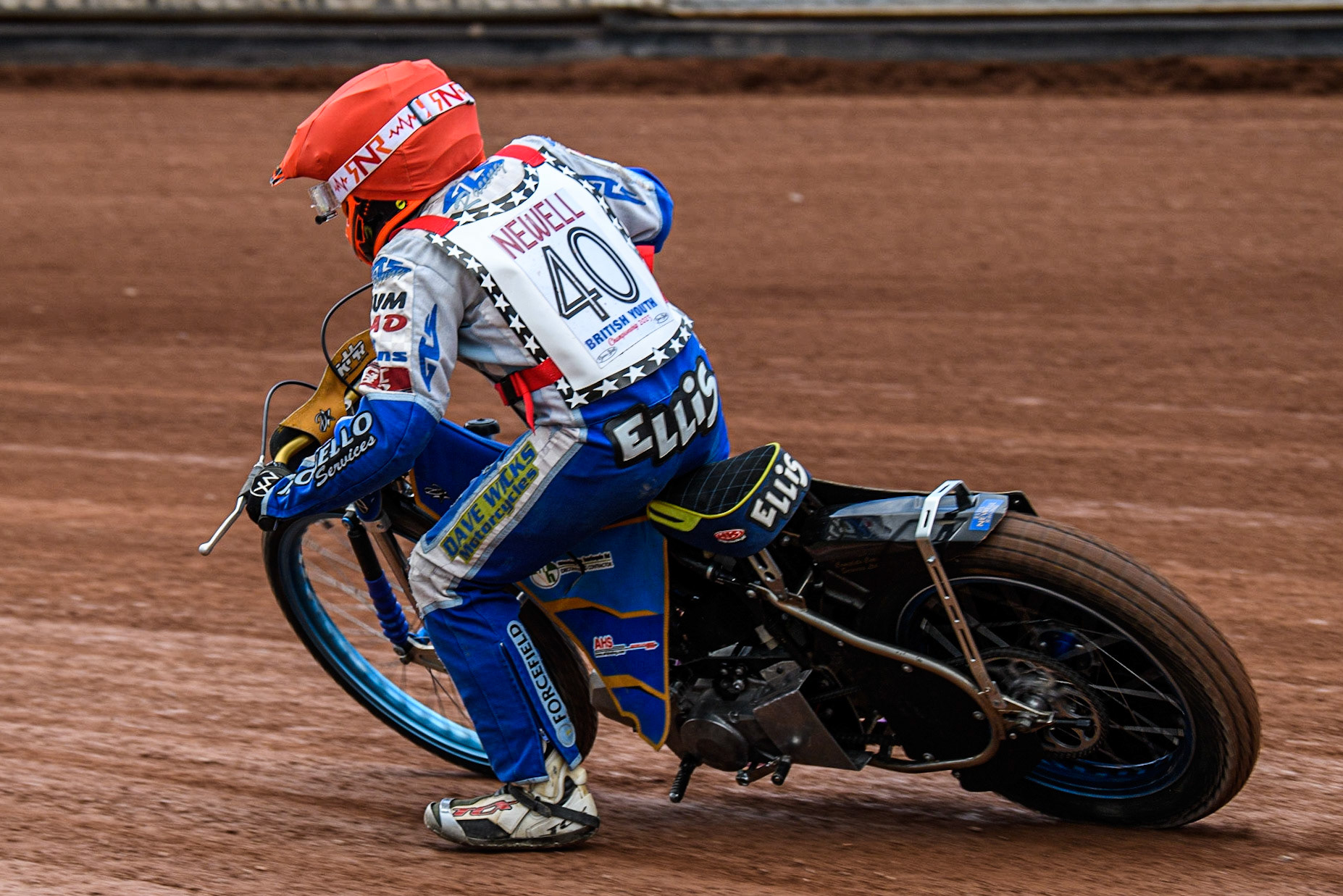 Ellis Newell in action  during the British Youth Championships at the National Speedway Stadium, Manchester on Friday 12th May 2023. (Photo: Ian Charles | MI News)