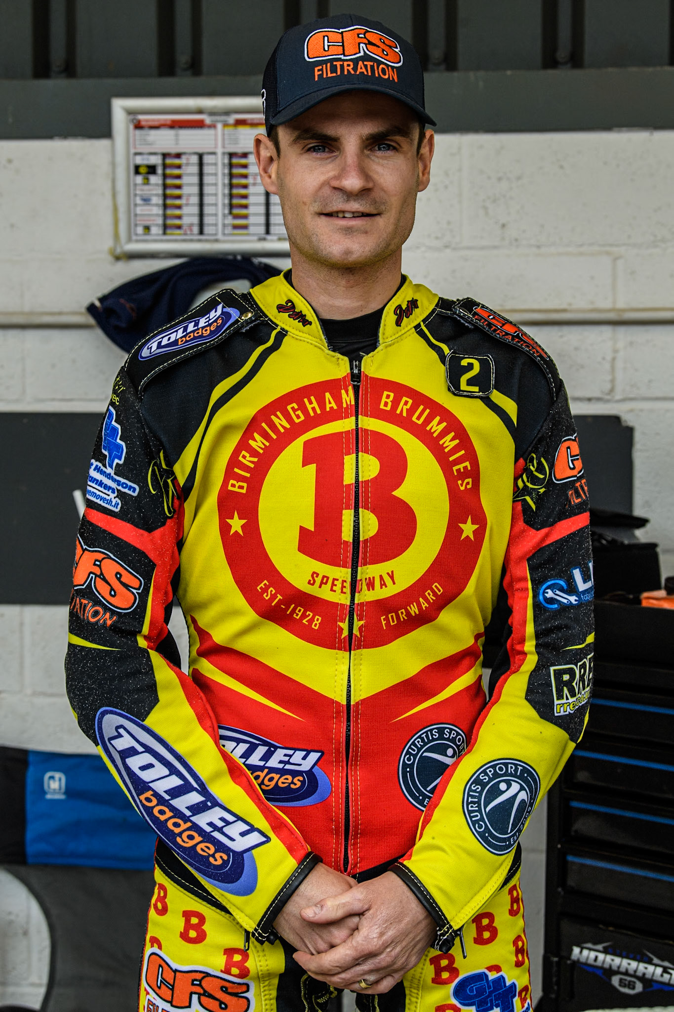 Birmingham Brummies' Steve Worrall  during the Rowe Motor Oil Premiership match between Belle Vue Aces and Birmingham Brummies at the National Speedway Stadium, Manchester on Monday 6th May 2024. (Photo: Ian Charles | MI News)