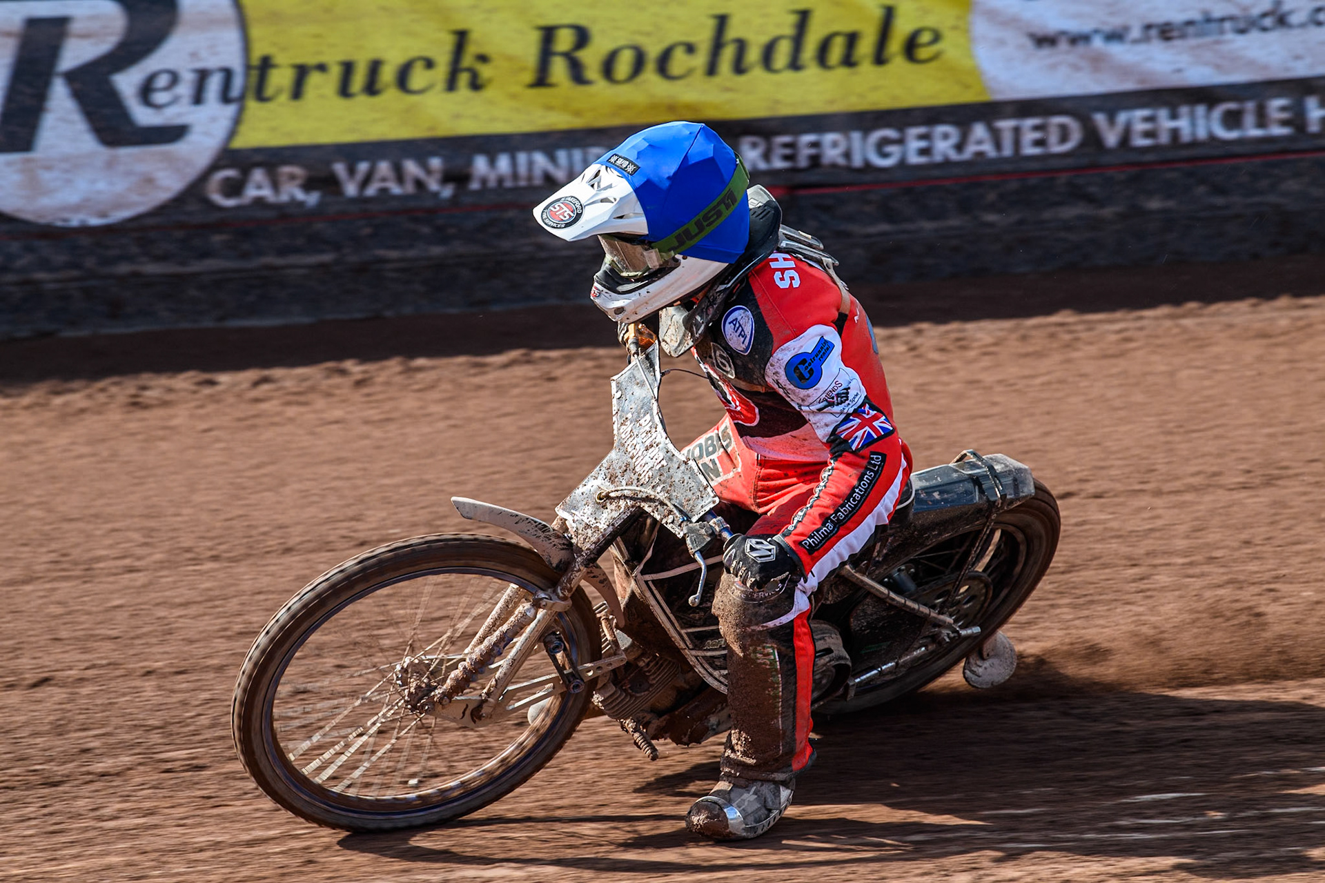 Belle Vue Colts' Jack Shimelt in action for Belle Vue Cool Running Colts during the WSRA National Development League match between Belle Vue Colts and Leicester Lion Cubs at the National Speedway Stadium, Manchester on Friday 29th March 2024. (Photo: Ian Charles | MI News)