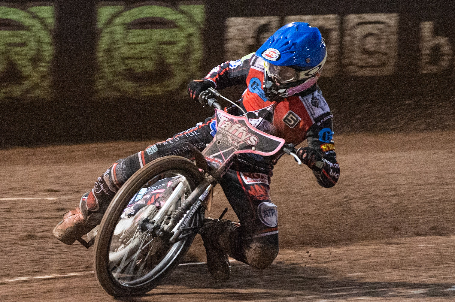 Photo: Ian Charles

Leon Flint  in action 

Belle Vue Colts v Mildenhall Fen Tigers, National League, Belle Vue National Speedway Stadium, Manchester, Monday 2  September  2019