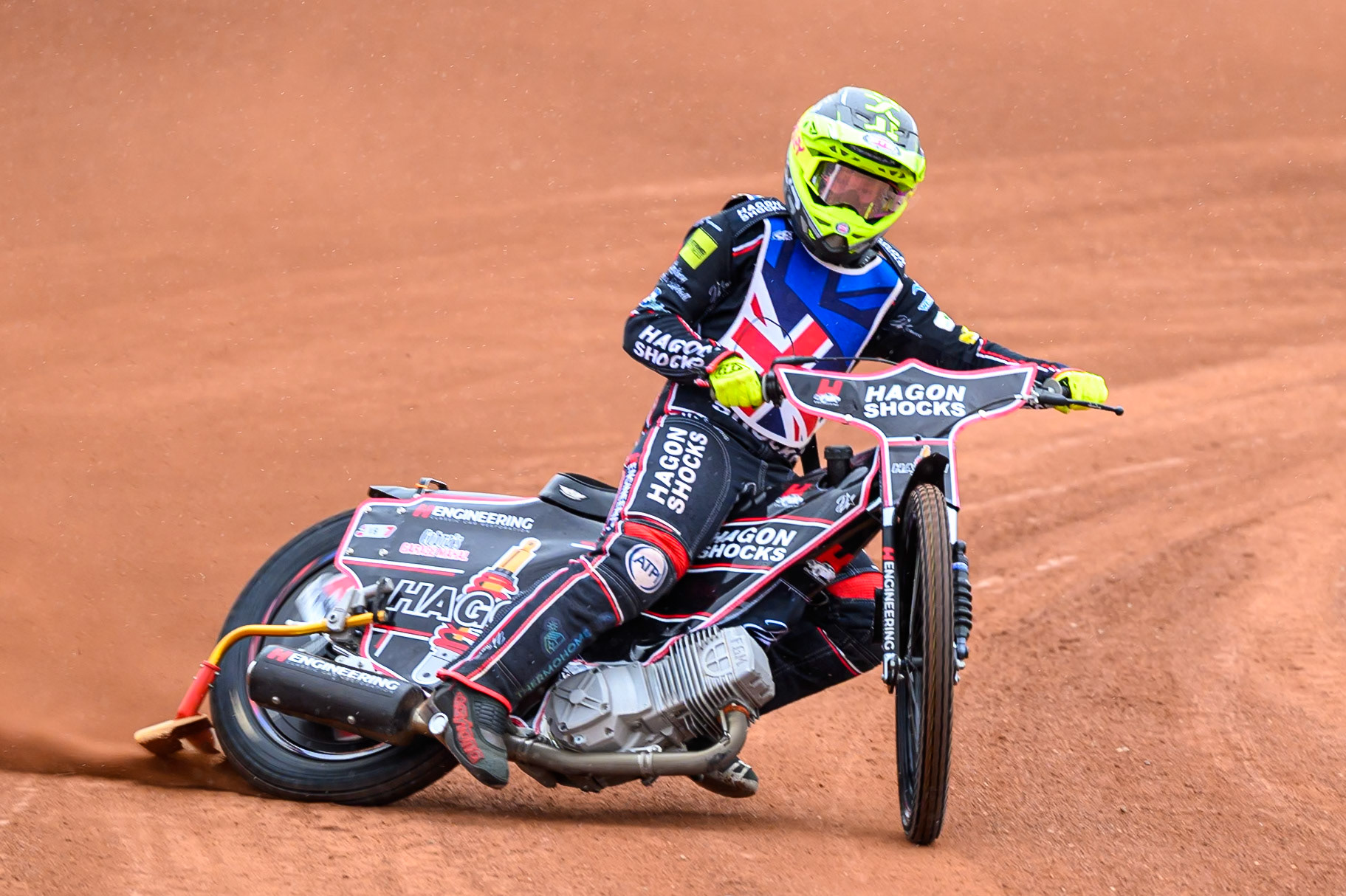 Reserve Sam Hagon of Great Britain  during practice for the Speedway GP Qualifying Round 3 at Allied Ashfield Stadium, Glasgow on Saturday 30th May 2026. (Photo: Ian Charles | MI News)