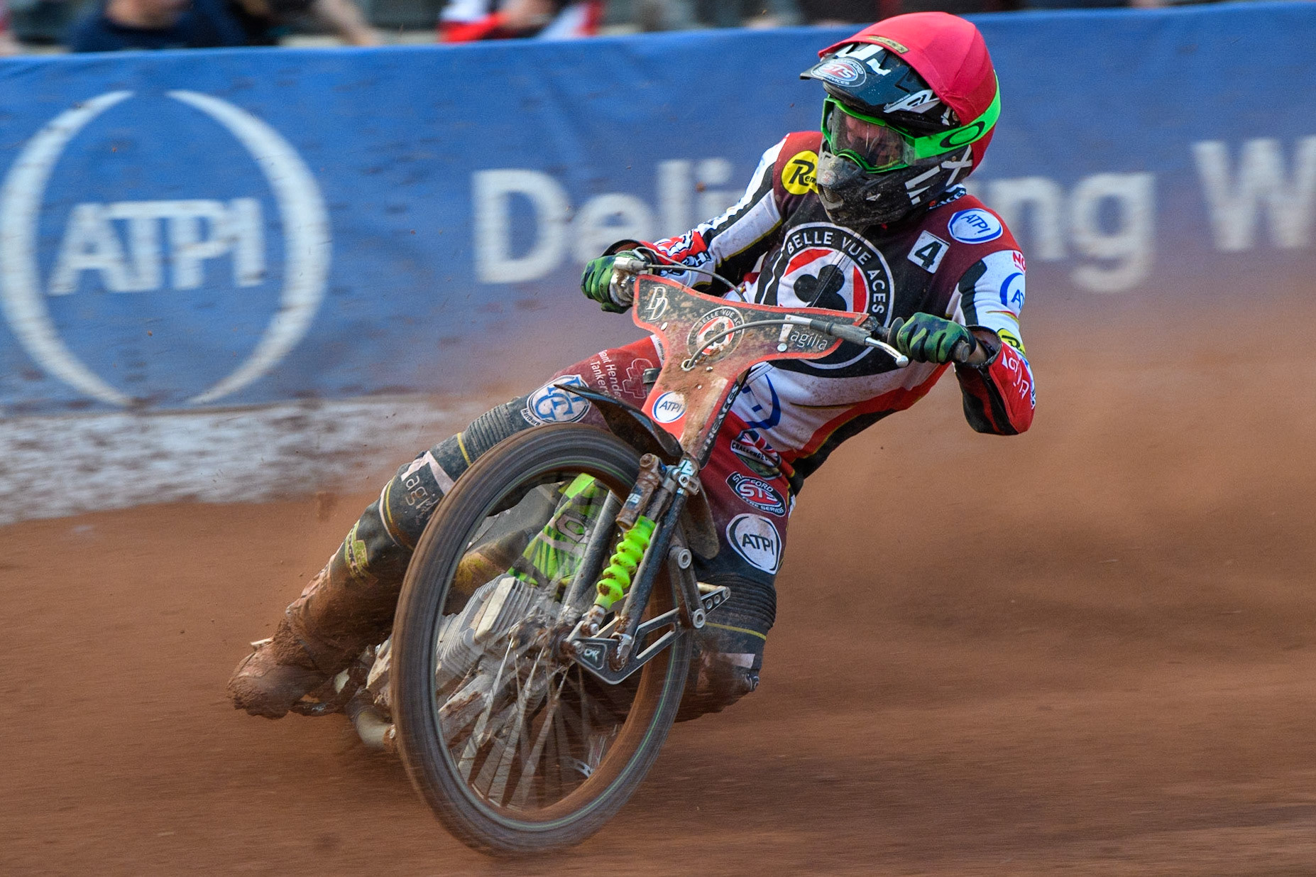 Charles Wright in action  for Belle Vue ATPI Aces during the Sports Insure Premiership Knock Out Cup Quarter Final 2nd Leg between Belle Vue Aces and Wolverhampton Wolves at the National Speedway Stadium, Manchester on Thursday 18th May 2023. (Photo: Ian Charles | MI News)