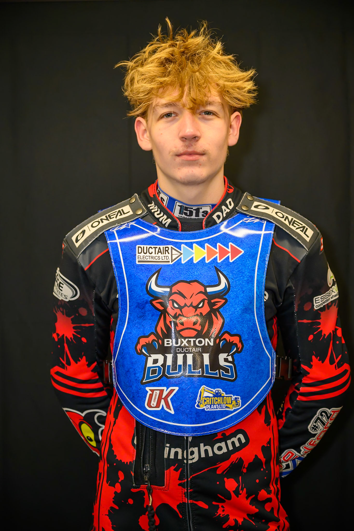 Dylan Huthwaite during Buxton Bulls Press and Practice at Hi-Edge Speedway, Buxton on Monday 30th March 2026. (Photo: Ian Charles | MI News)