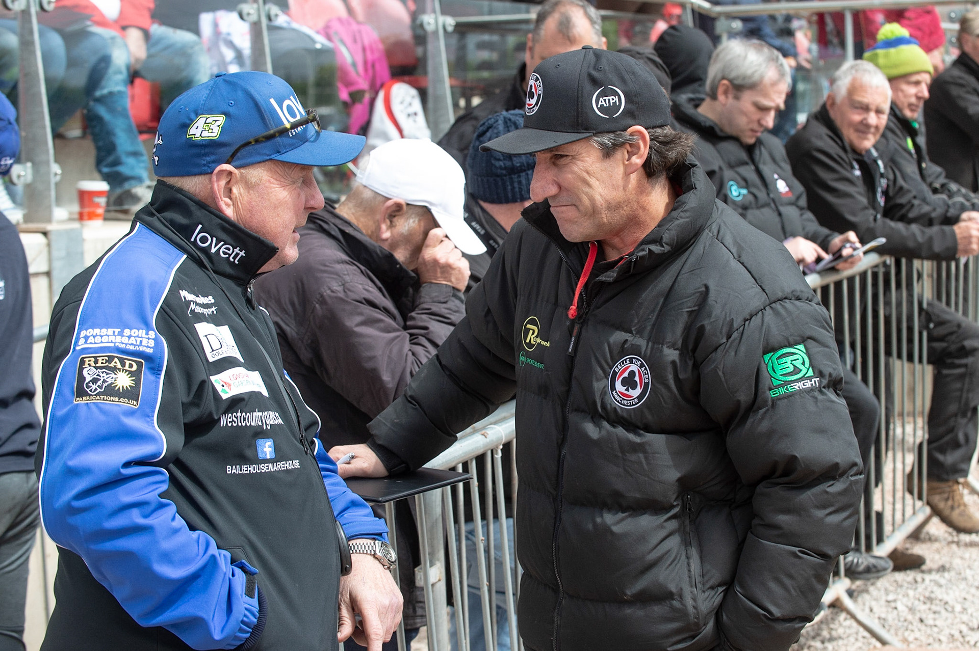Photo by Ian Charles

Neil Middleditch (left) in conversation with Mark Lemon


Belle Vue Aces v Poole Pirates, British Speedway Premiership, Belle Vue National Speedway Stadium, Manchester, Monday 6  May  2019