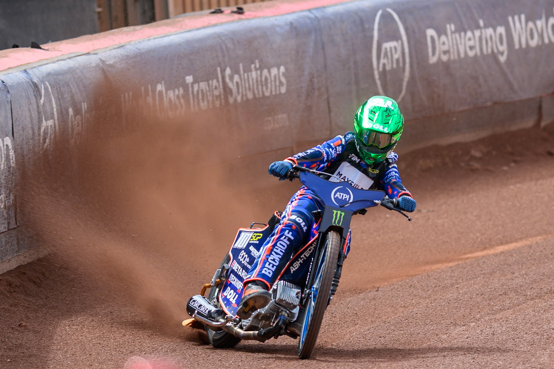 Brady Kurtz (101) of Australia during practice for the ATPI  FIM Speedway GP of Manchester at the National Speedway Stadium, Manchester on Friday 5th June 2026. (Photo: Ian Charles | MI News)