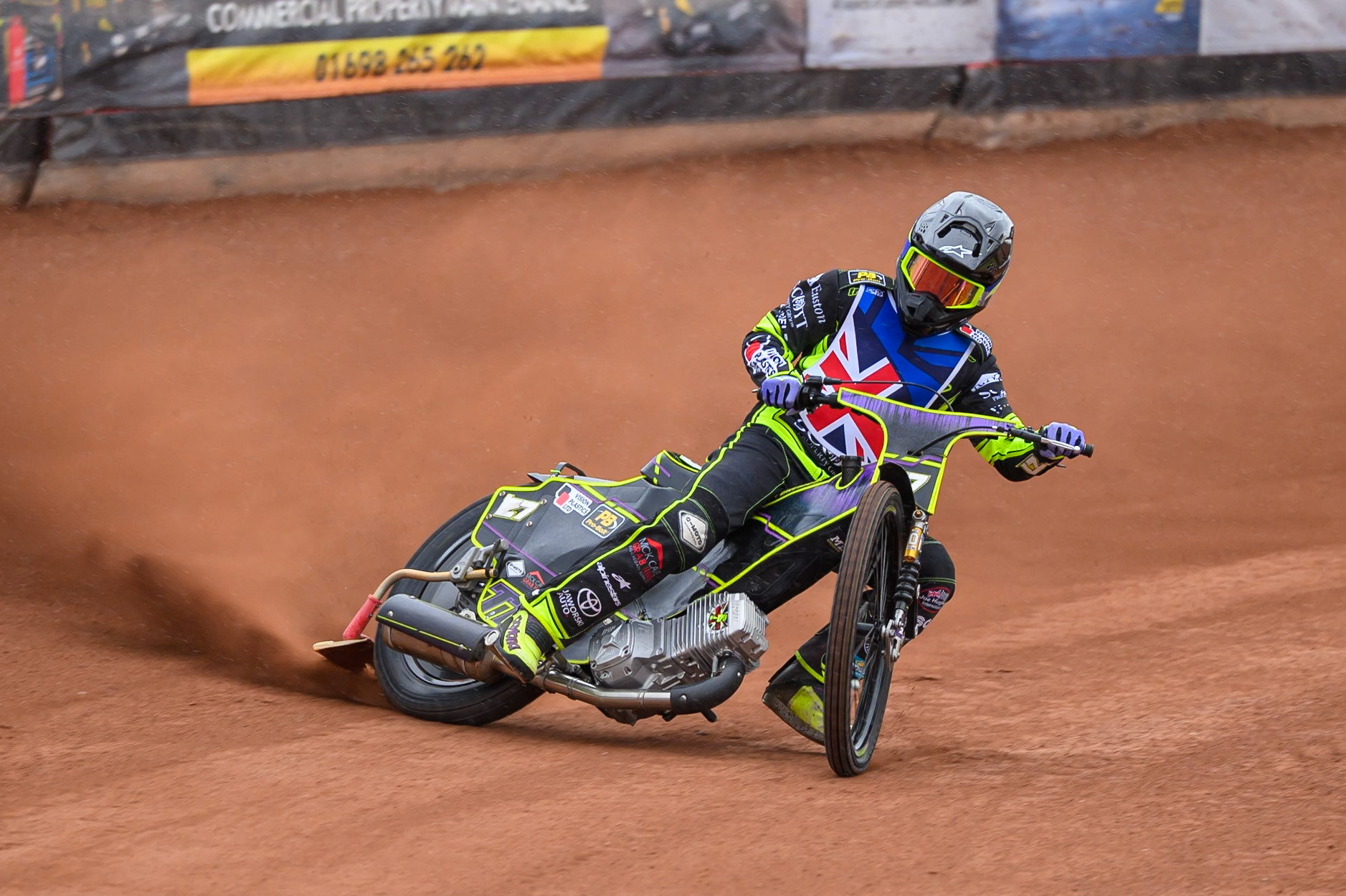 Reserve Tom Brennan of Great Britain during practice for the Speedway GP Qualifying Round 3 at Allied Ashfield Stadium, Glasgow on Saturday 30th May 2026. (Photo: Ian Charles | MI News)