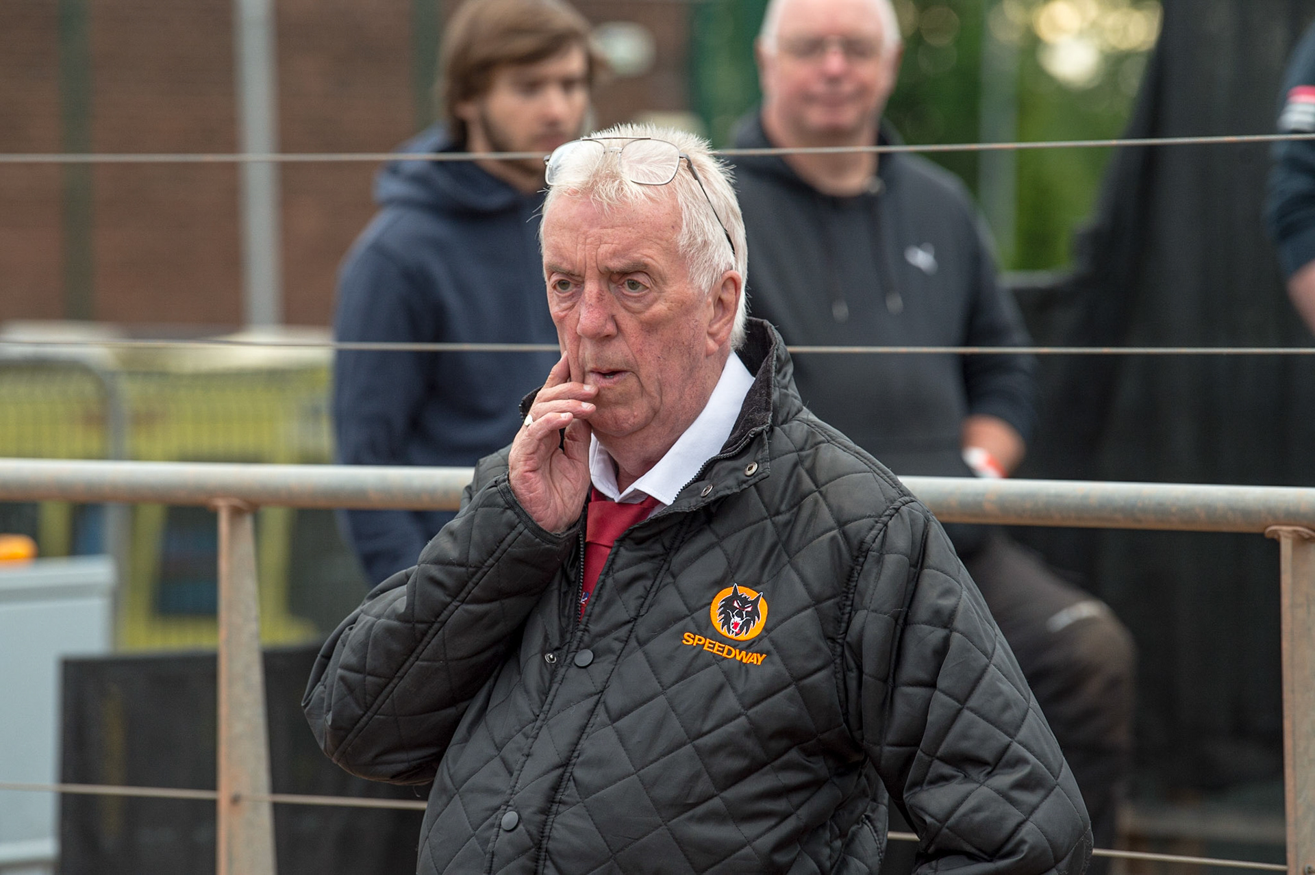 MANCHESTER, UK. JUN 13TH Wolverhampton Parrys International Wolves  team manager Peter Adams  during the SGB Premiership match between Belle Vue Aces and Wolverhampton  Wolves at the National Speedway Stadium, Manchester on Monday 13th June 2022. (Credit: Ian Charles | MI News)