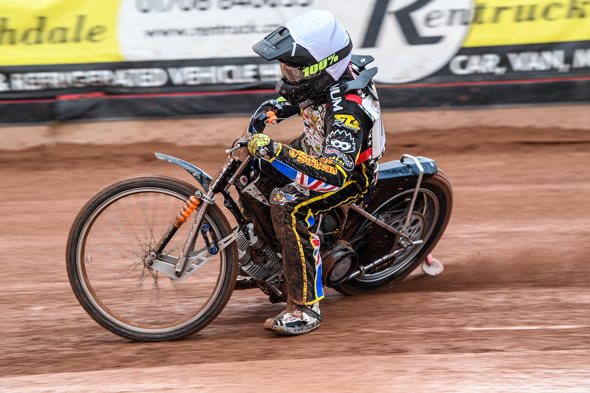 Jack Crewe (500cc)   in action during the British Youth 500cc Championships at the National Speedway Stadium, Manchester on Friday 2nd August 2024. (Photo: Ian Charles | MI News)