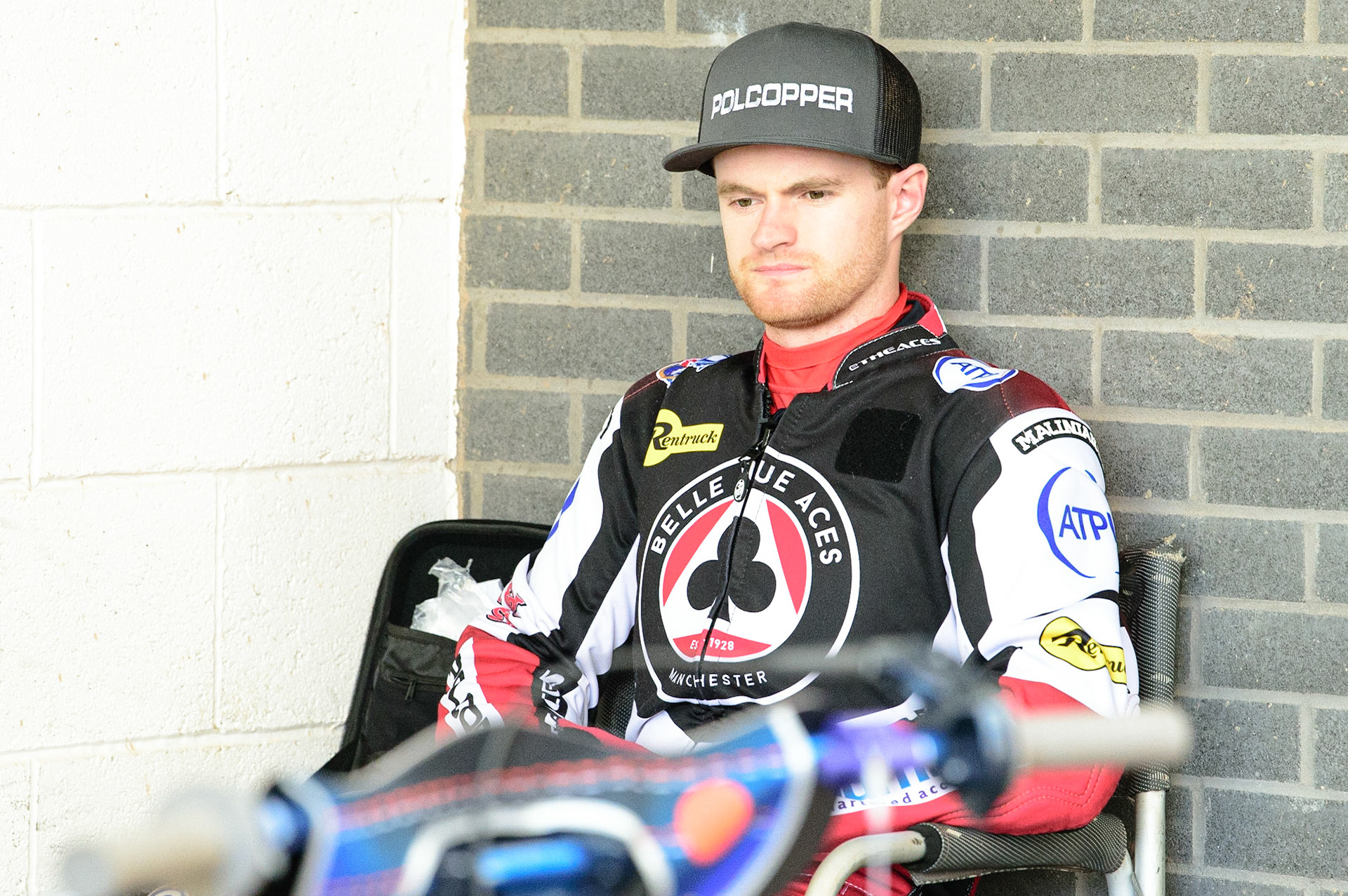 Brady Kurtz  -Belle Vue ATPI Aces  during the SGB Premiership match between Belle Vue Aces and Ipswich Witches at the National Speedway Stadium, Manchester on Monday 8th August 2022. (Credit: Ian Charles | MI News)