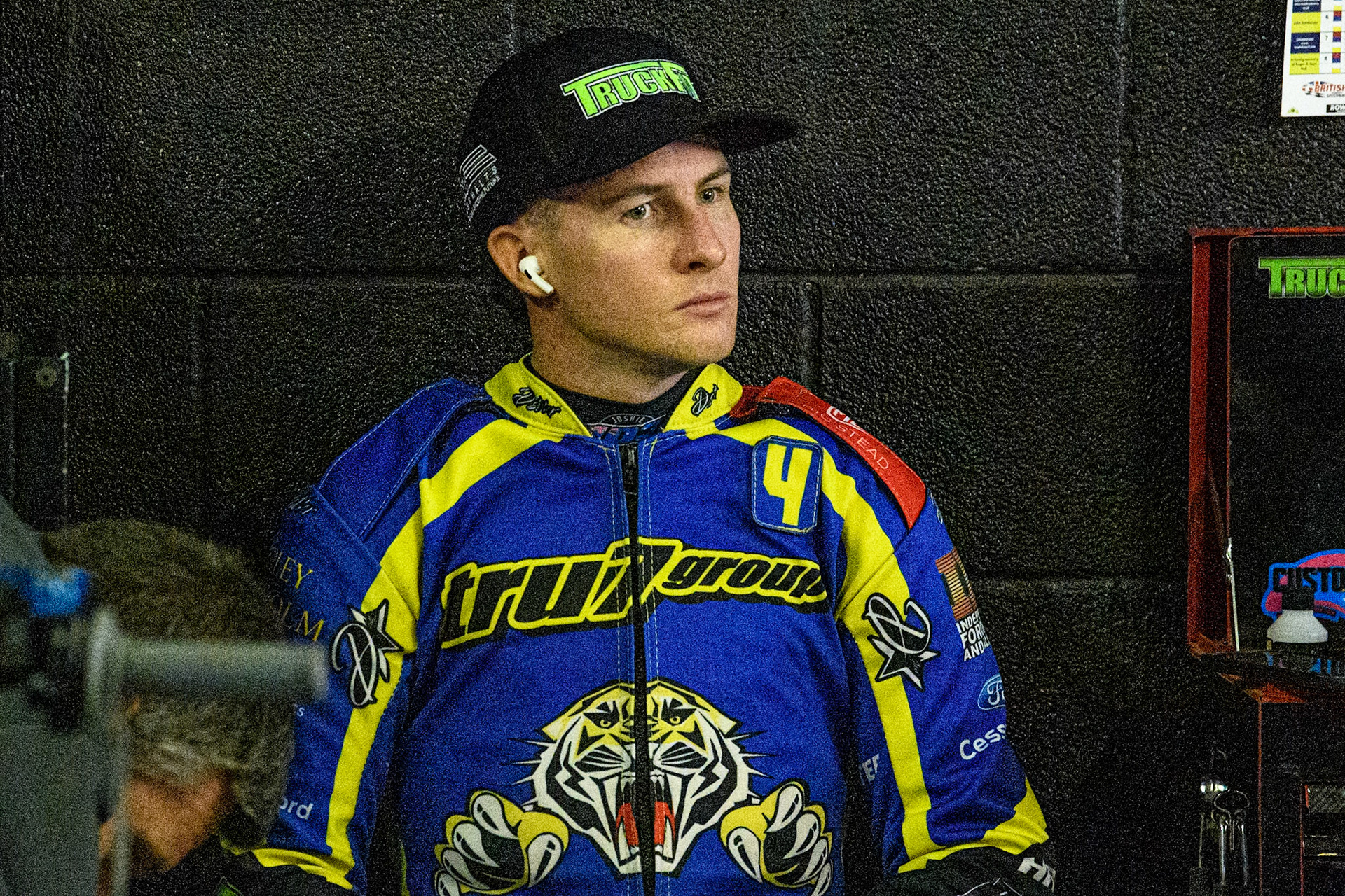 Sheffield Tigers' Josh Pickering  during the Rowe Motor Oil Premiership Play Off Semi Final 2nd leg between Sheffield Tigers and Belle Vue Aces at Owlerton Stadium, Sheffield on Thursday 19th September 2024. (Photo: Ian Charles | MI News)