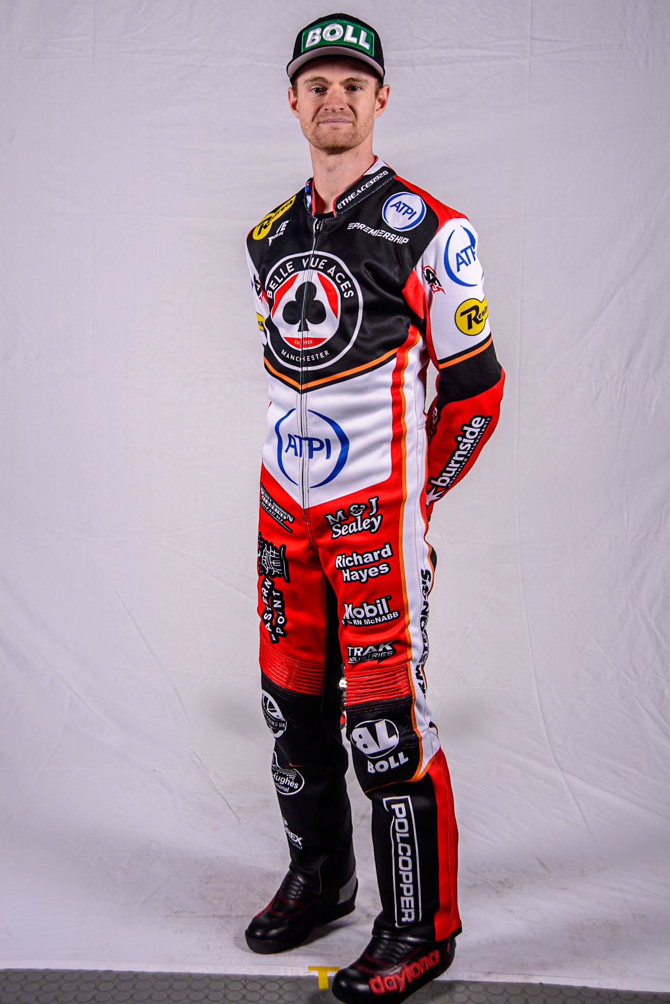 Brady Kurtz - Belle Vue Aces during the Belle Vue Aces Media Day at the National Speedway Stadium, Manchester on Wednesday 12th March 2025. (Photo: Ian Charles | MI News)