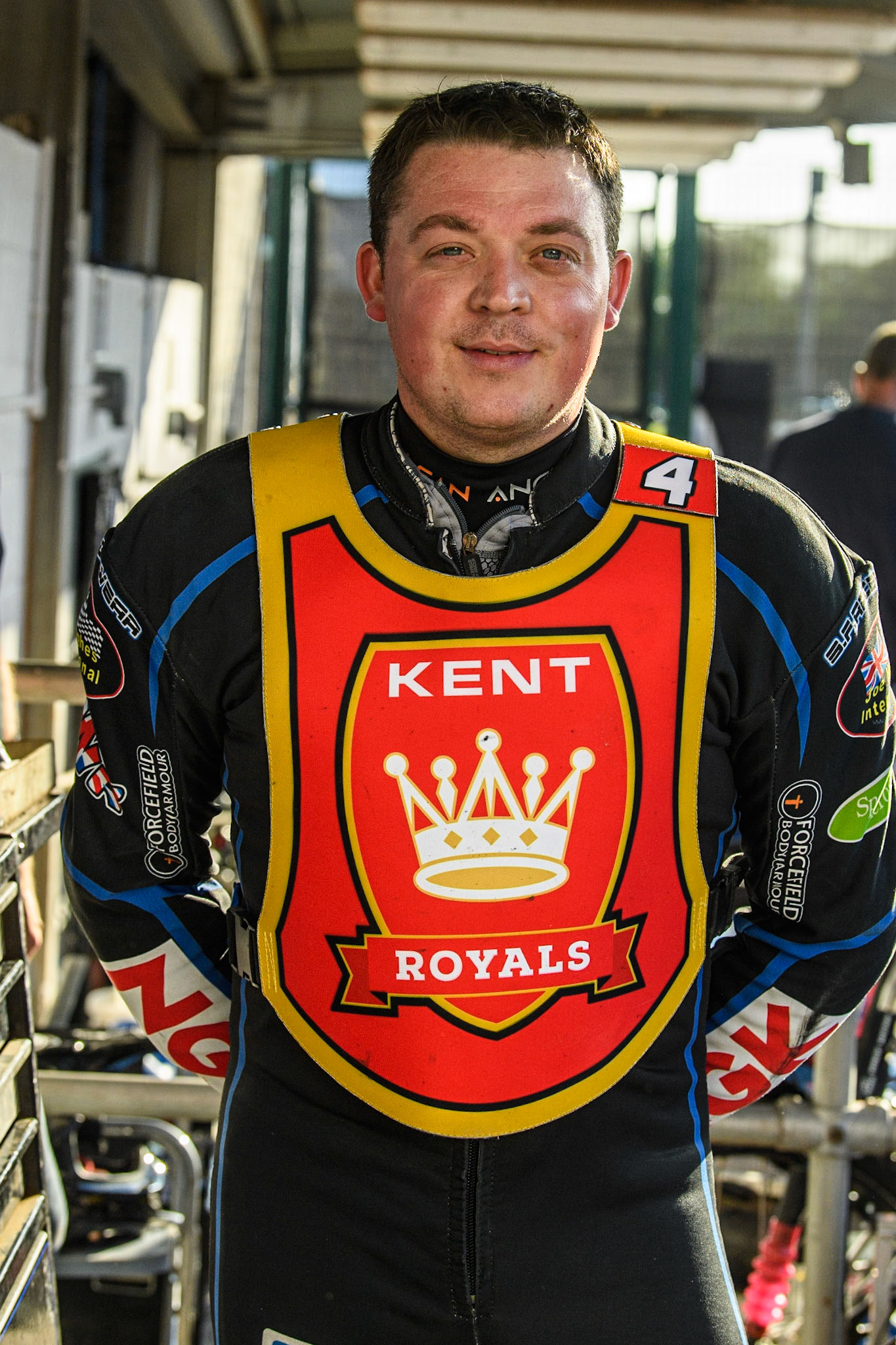 Tom Woolley - Kent Iwade Garage Royals during the National Development League match between Belle Vue Colts and Kent Royals at the National Speedway Stadium, Manchester on Friday 7th July 2023. (Photo: Ian Charles | MI News)