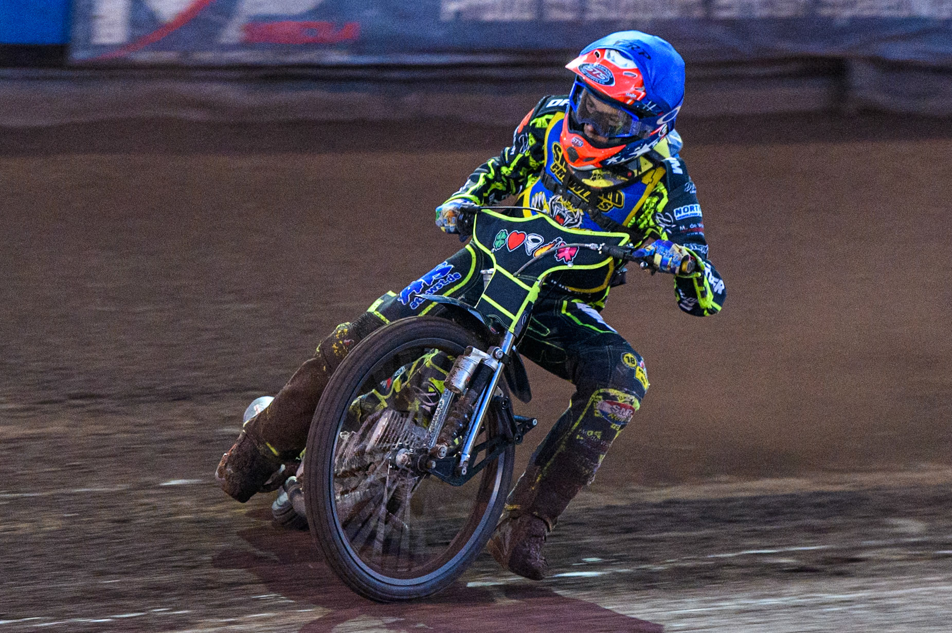 Sheffield Tiger Cubs' Ace Pijper in action during the WSRA National Development League match between Sheffield Tiger Cubs and Belle Vue Colts at Owlerton Stadium, Sheffield on Thursday 12th September 2024. (Photo: Ian Charles | MI News)