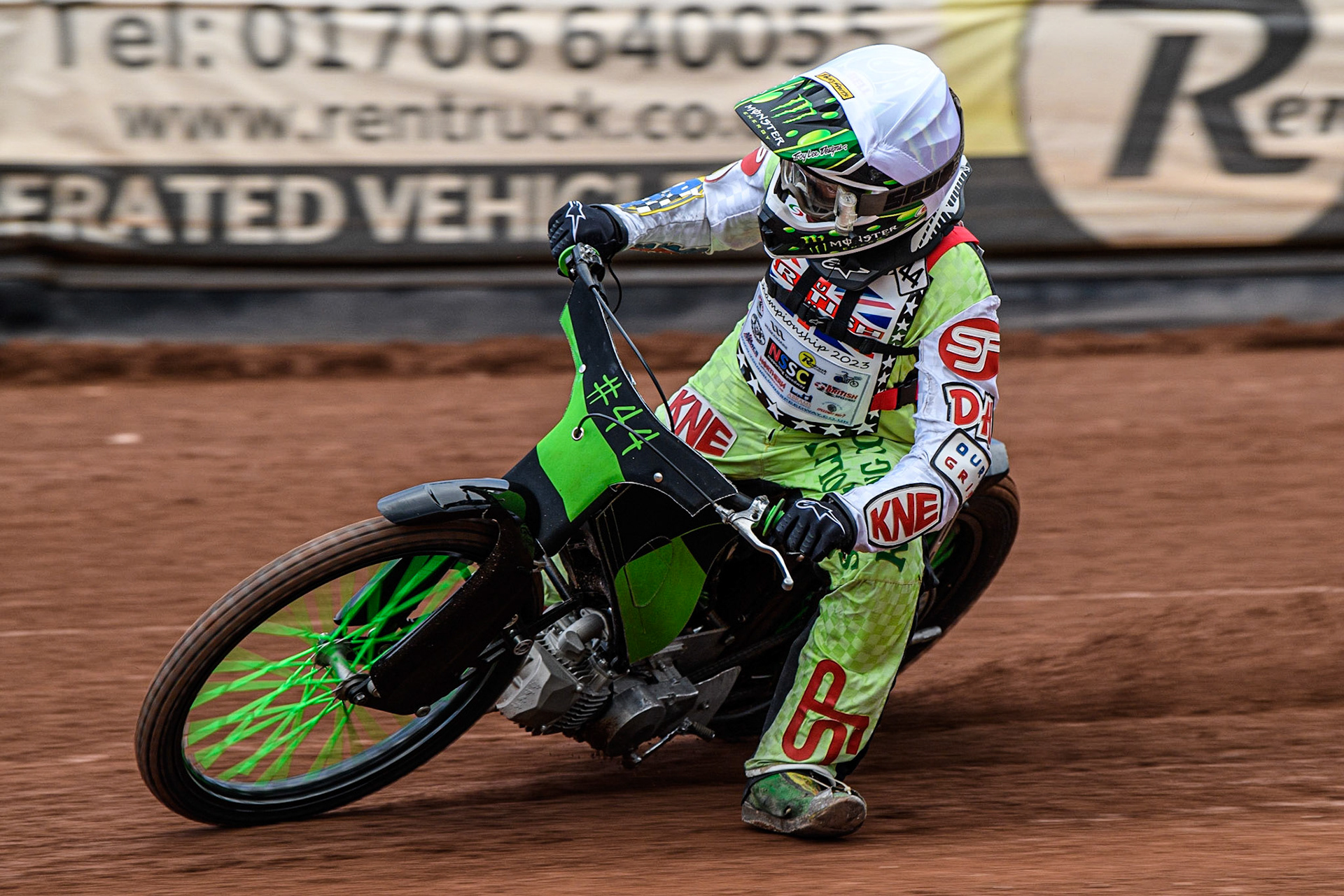 Charlie Southwick  in action  during the British Youth Championships at the National Speedway Stadium, Manchester on Friday 12th May 2023. (Photo: Ian Charles | MI News)