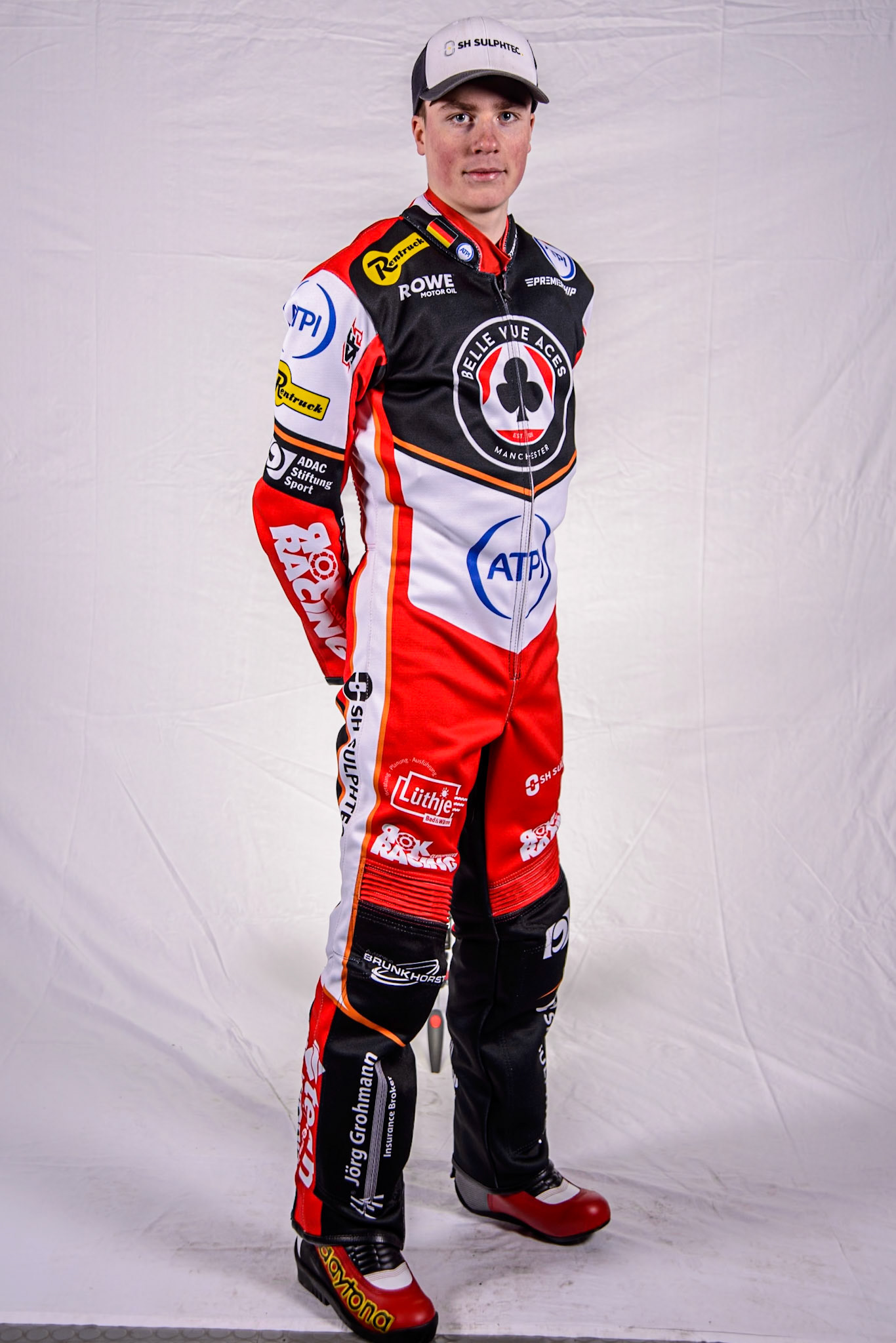 Norick Blödorn - Belle Vue Aces during the Belle Vue Aces Media Day at the National Speedway Stadium, Manchester on Wednesday 12th March 2025. (Photo: Ian Charles | MI News)