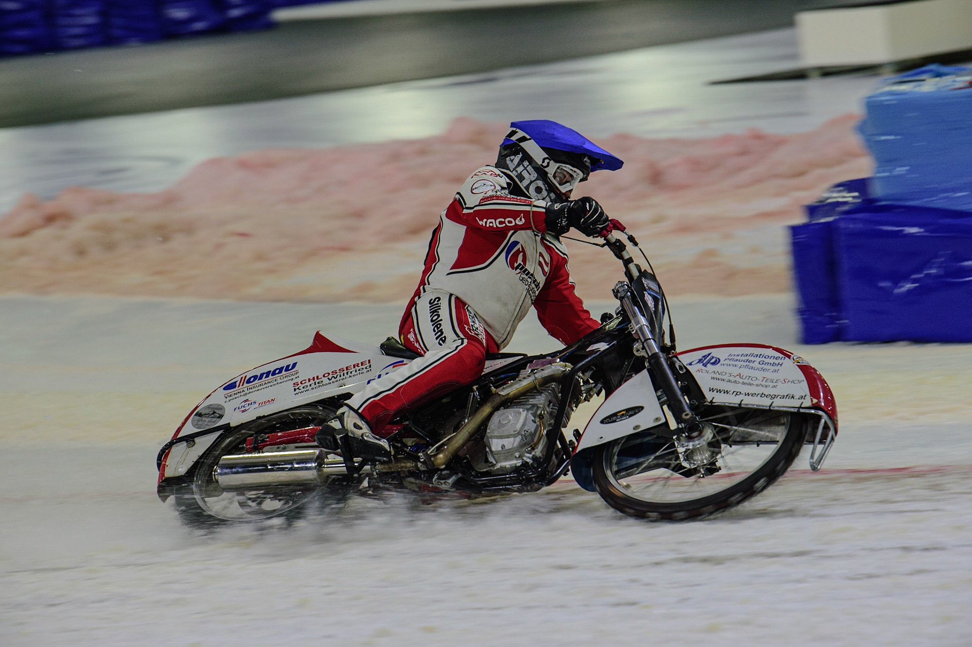 HEERENVEEN, NL. APR 1.  Martin Posch in action during the ROLOEF THIJS BOKAAL  at Ice Rink Thialf, Heerenveen on Friday 1st April 2022. (Credit: Ian Charles | MI News)
