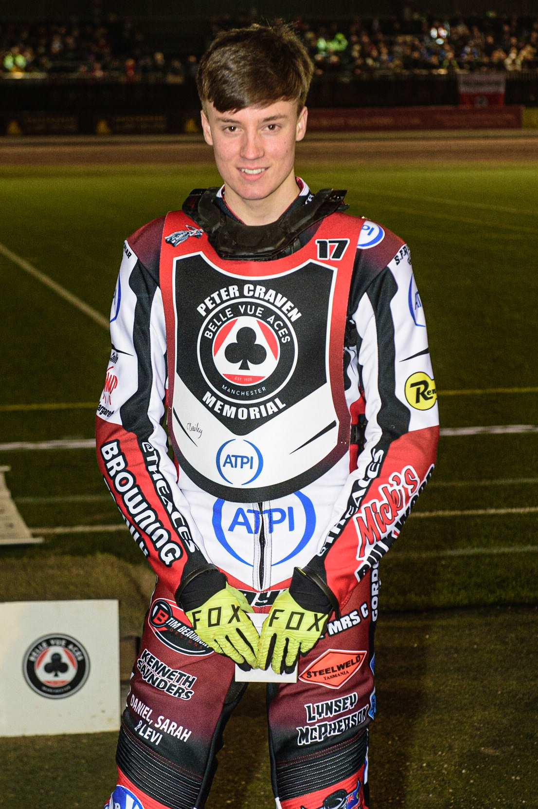 MANCHESTER, UK. MAR 21ST. Connor Bailey during the ATPI Peter Craven Memorial Trophy at the National Speedway Stadium, Manchester on Monday 21st March 2022. (Credit: Ian Charles | MI News)